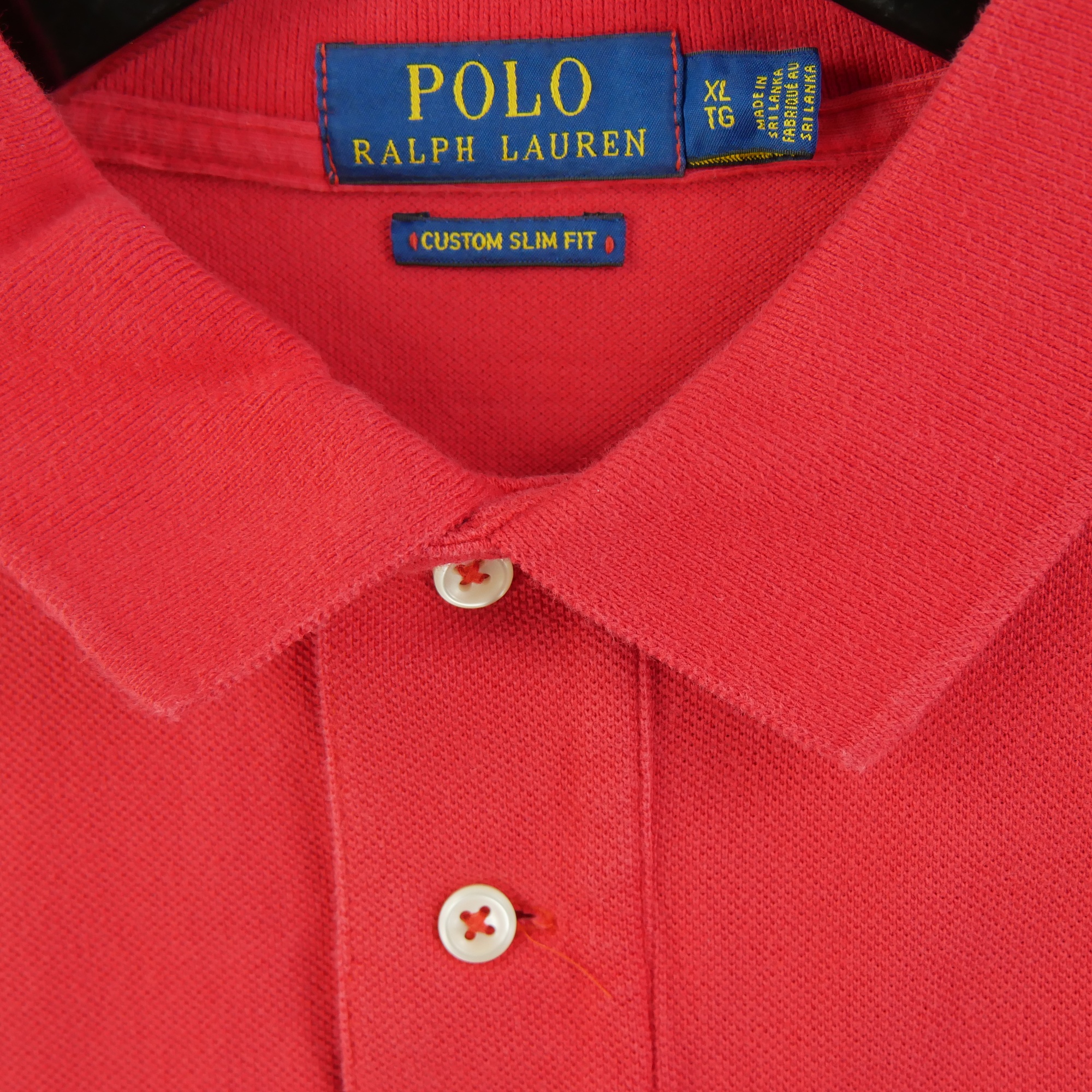 Polo manches courtes Homme  Rouge 5
