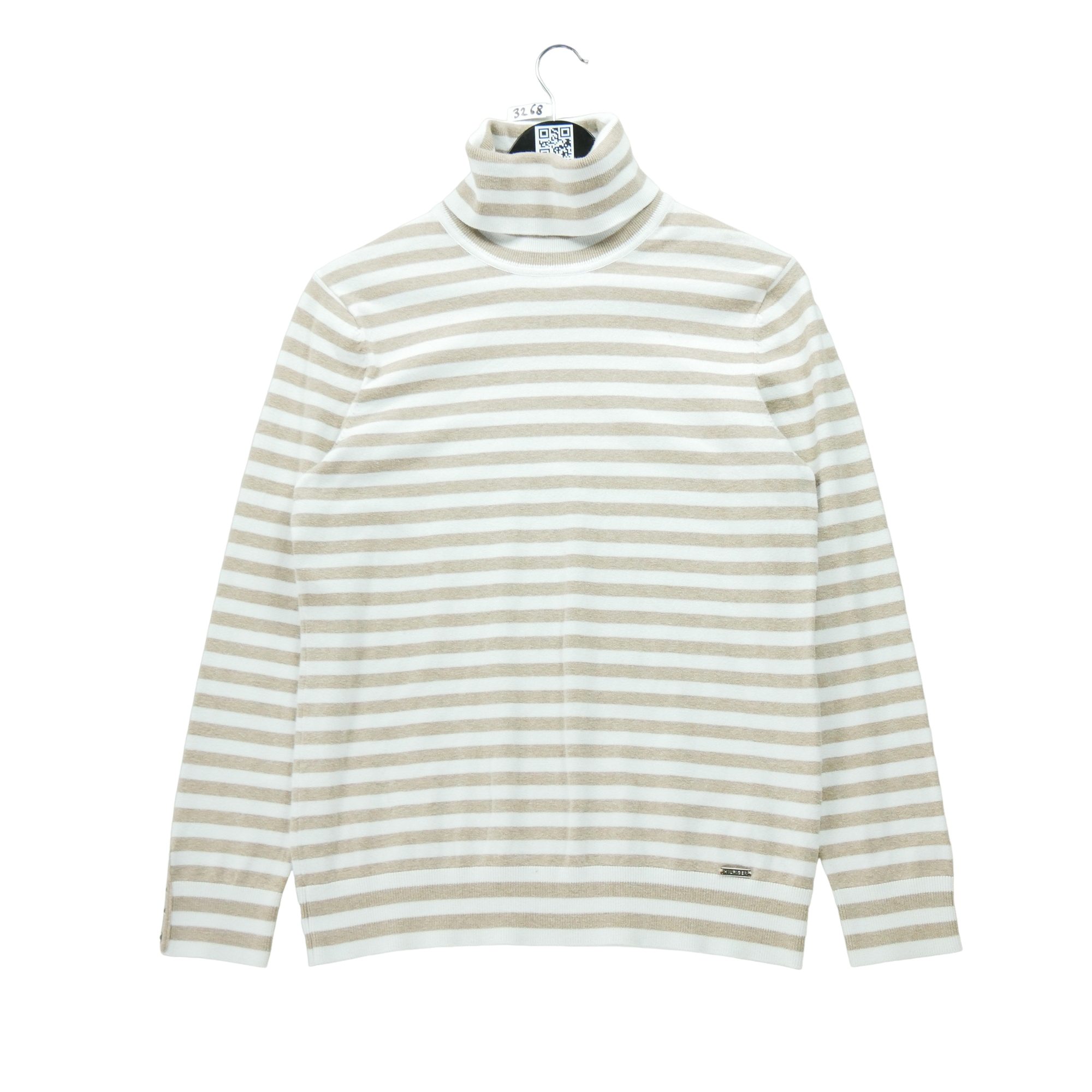Pull Femme  Col roulé Beige 1