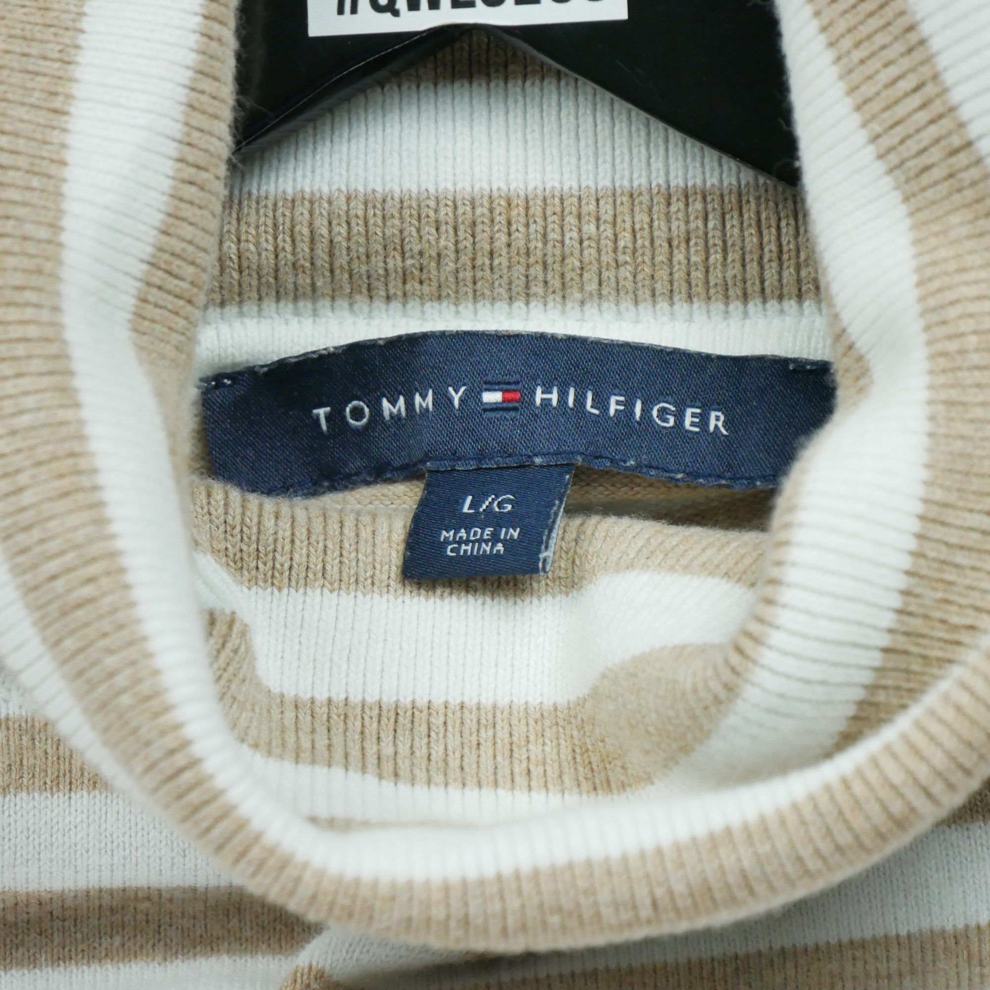 Pull Femme  Col roulé Beige 5