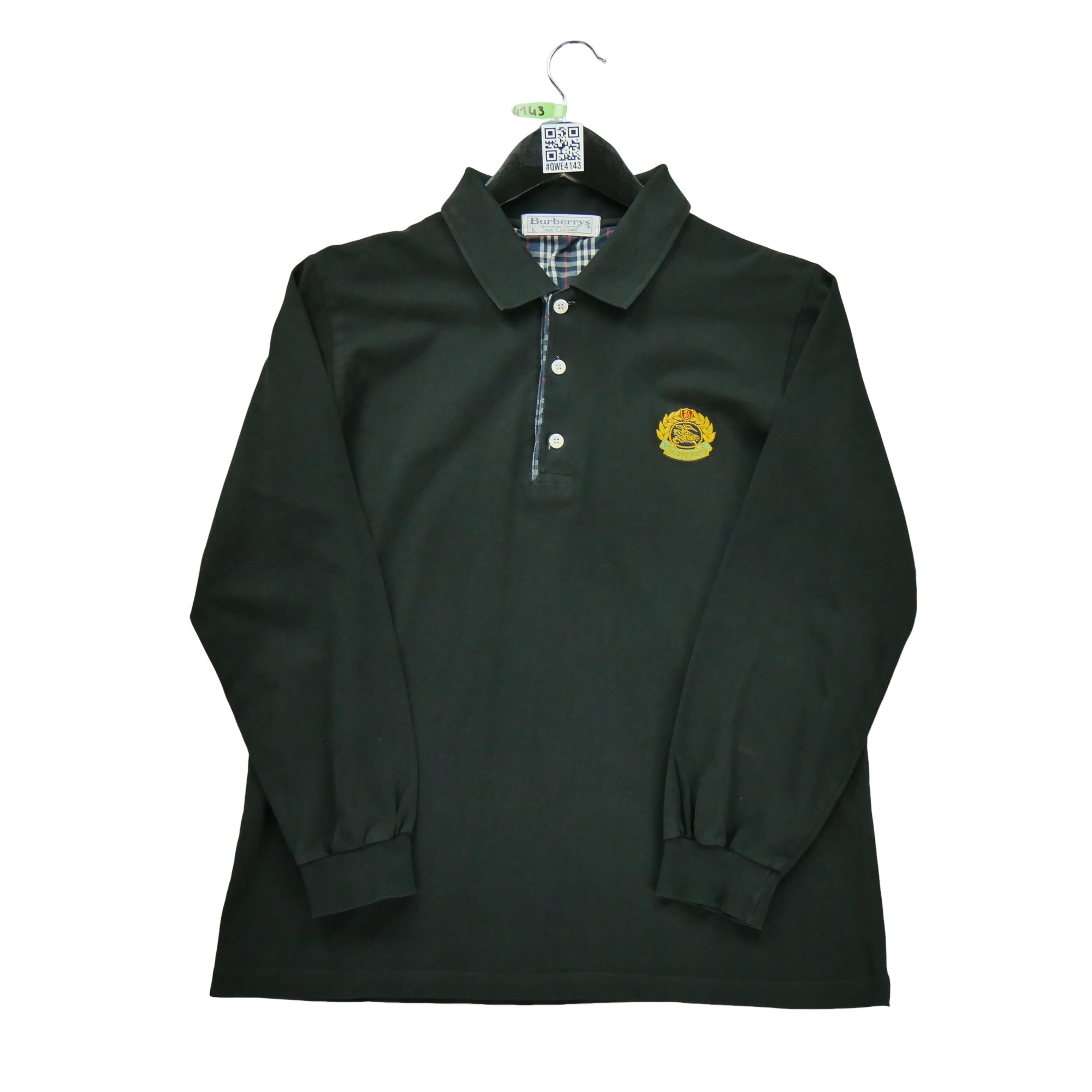 Polo manches longues Femme  Noir 2