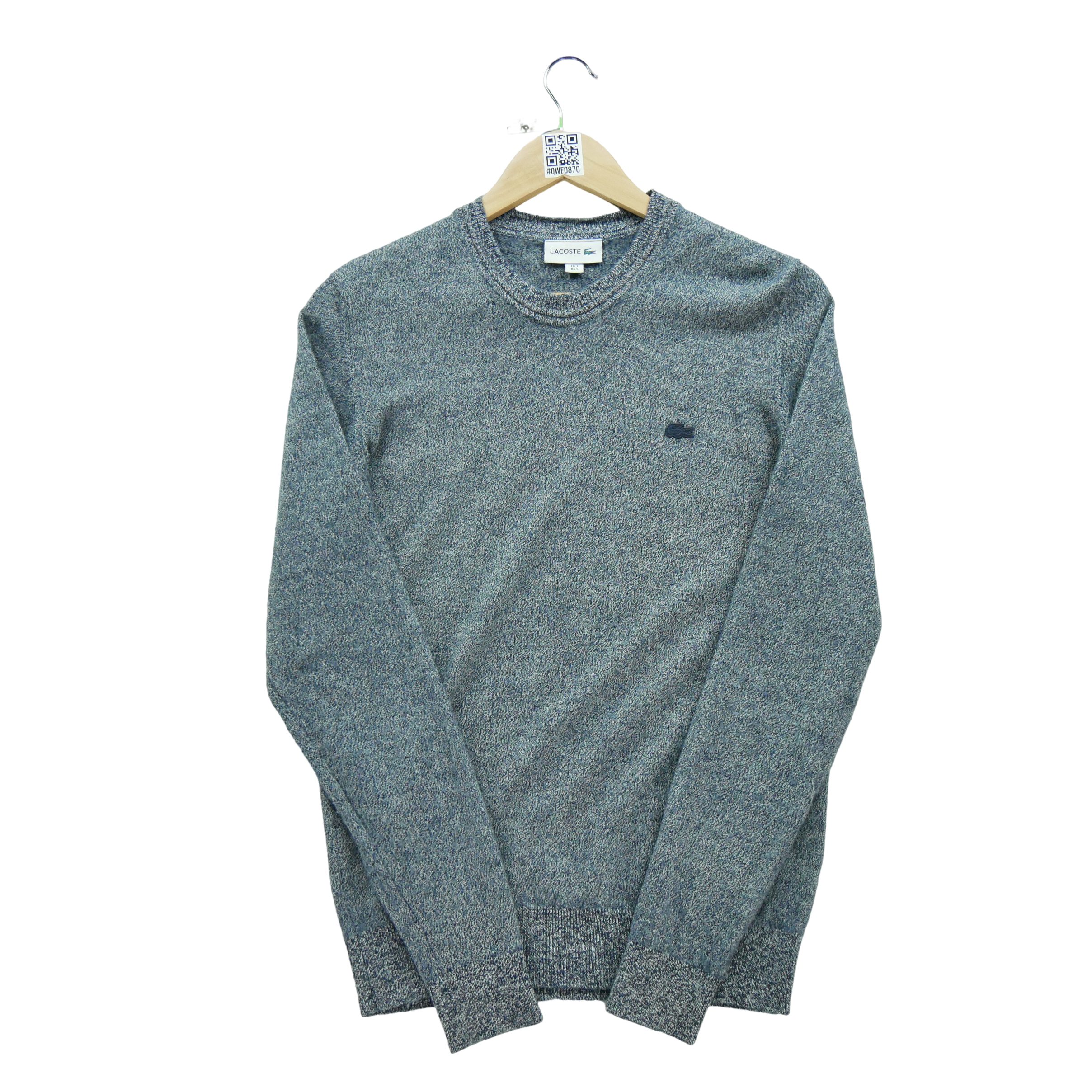 Pull Homme  100% Laine Gris 1