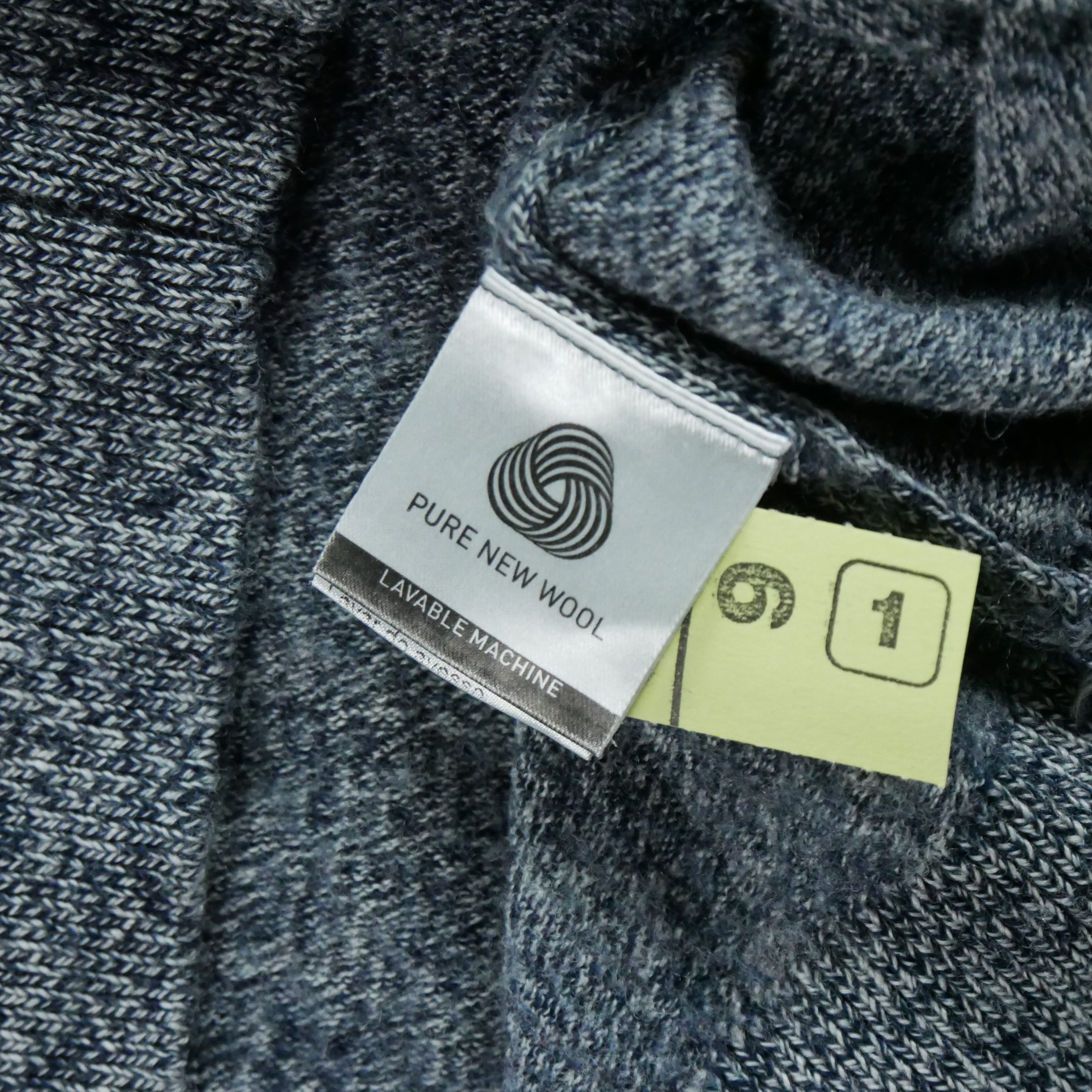 Pull Homme  100% Laine Gris 6