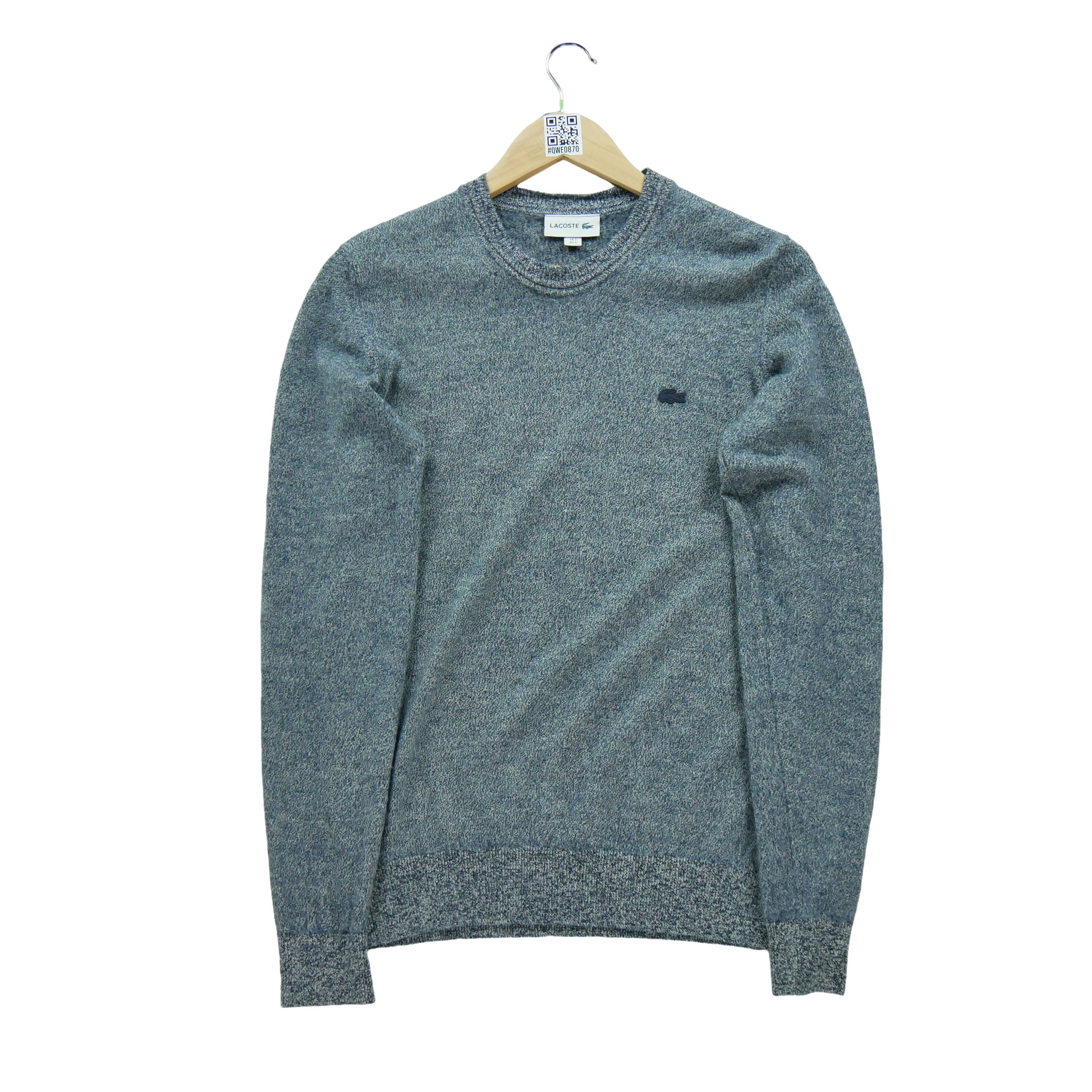 Pull Homme  100% Laine Gris 7