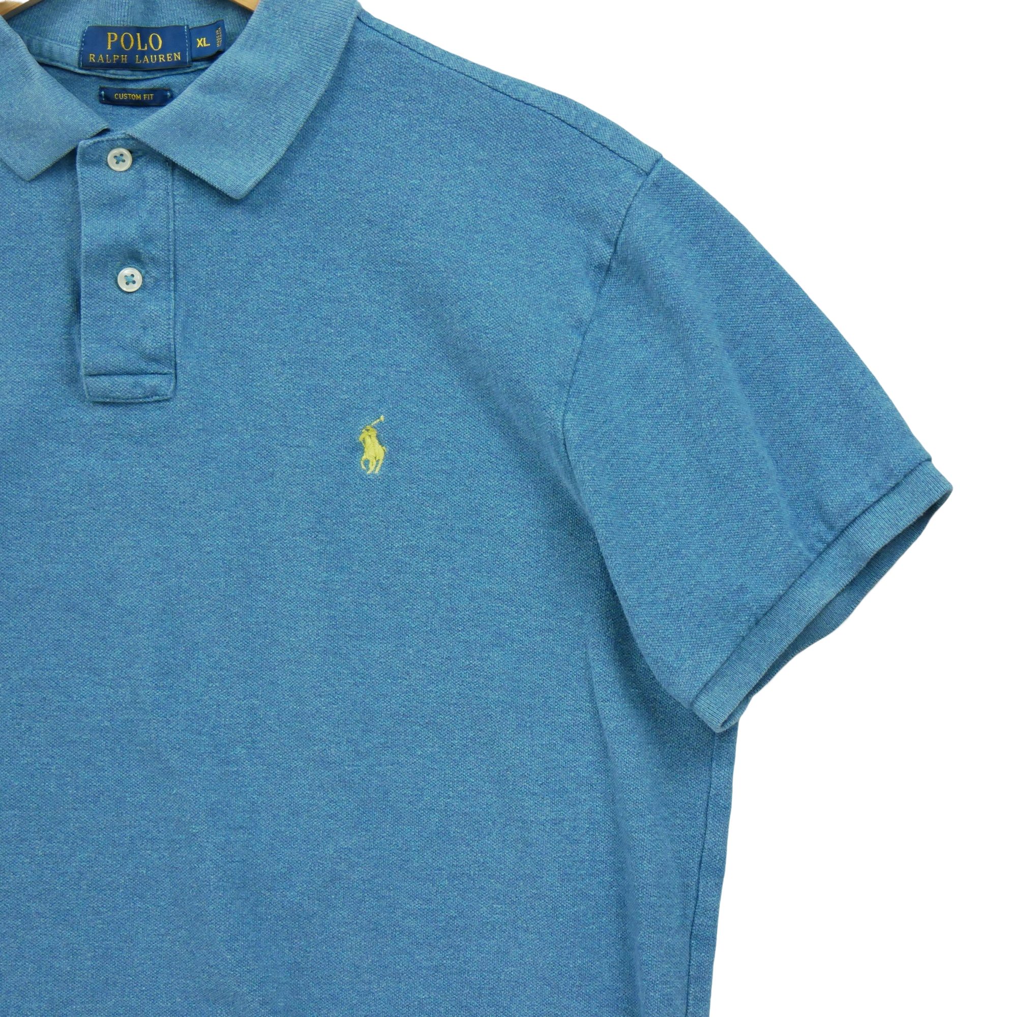 Polo manches courtes Homme  Bleu 4
