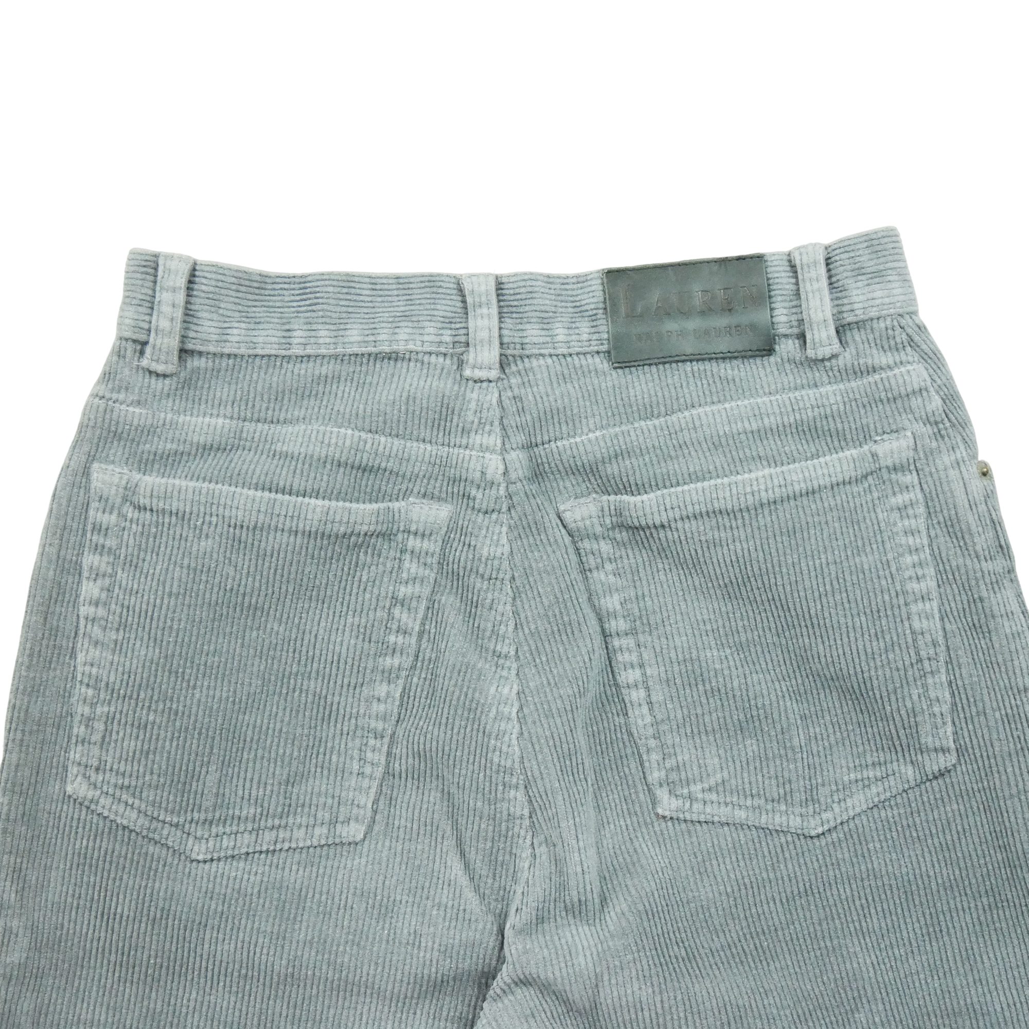 Jean Femme velours côtelé Gris 4