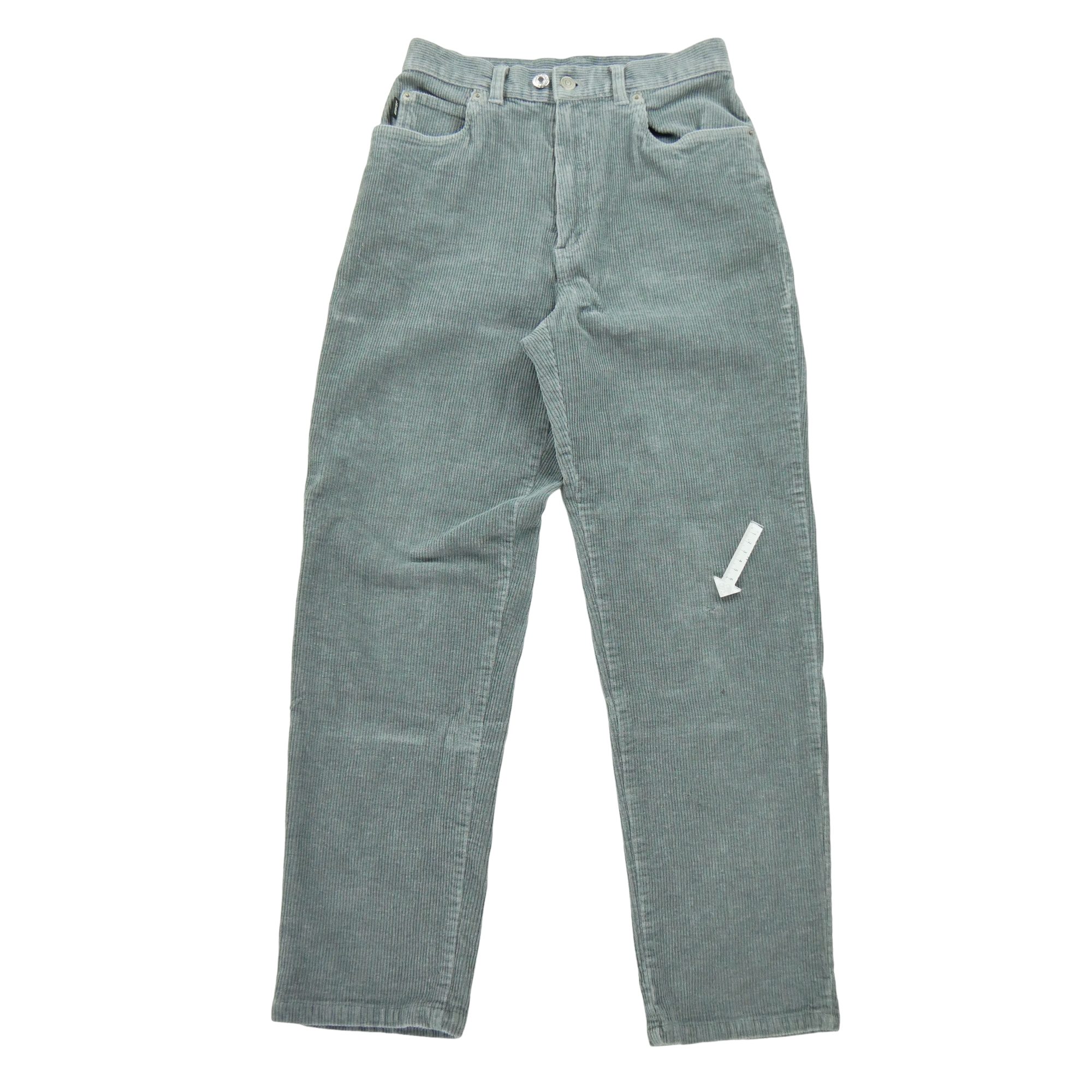 Jean Femme velours côtelé Gris 6