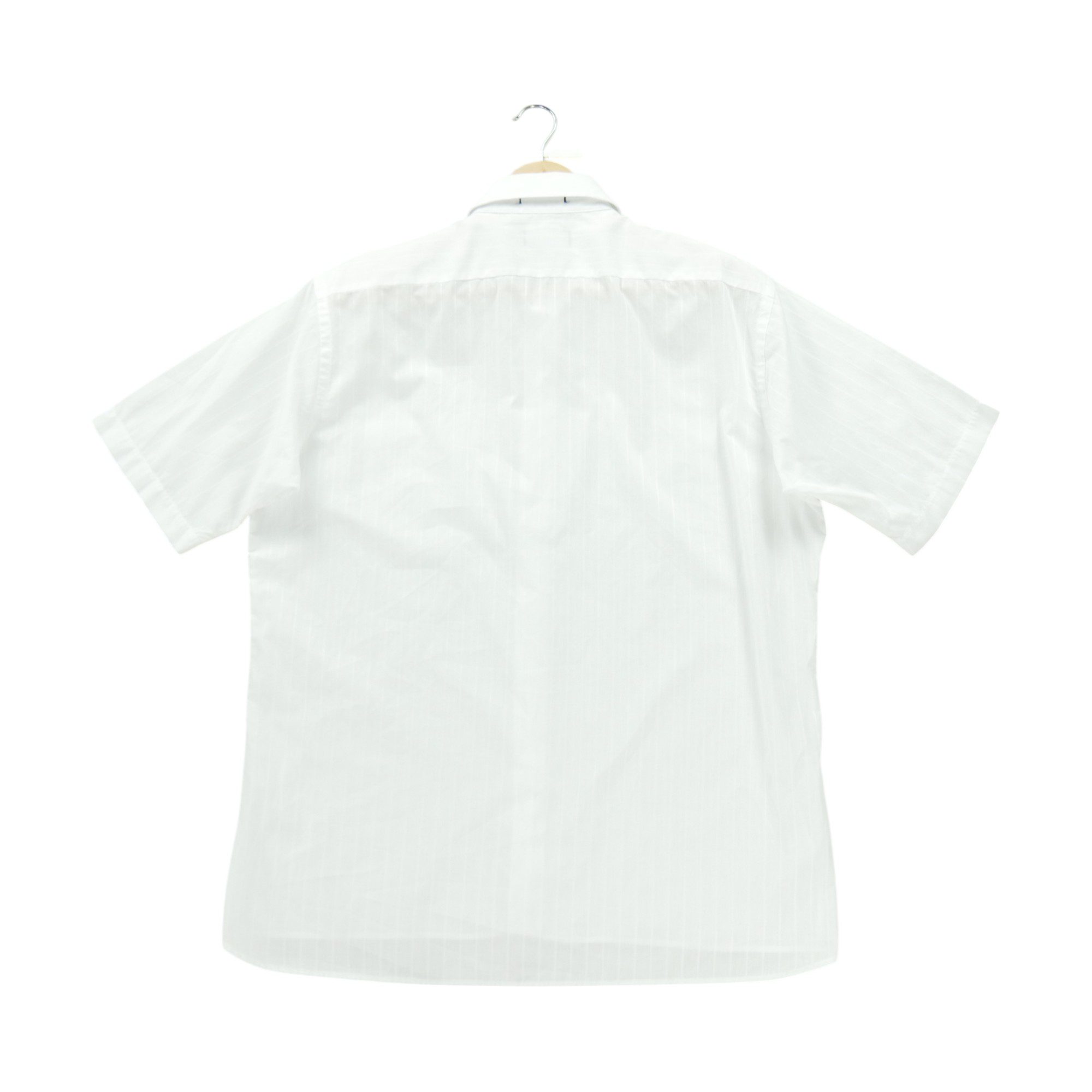 Chemise détente Homme à rayures Blanc 2