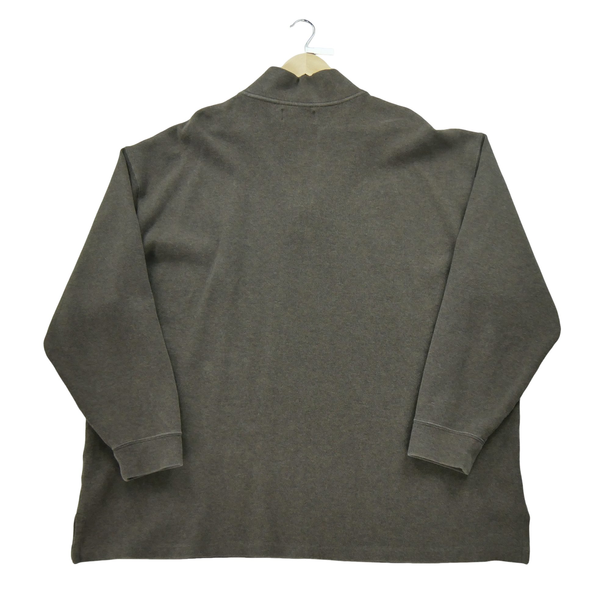 Pull Homme  demi-zippé Marron 2