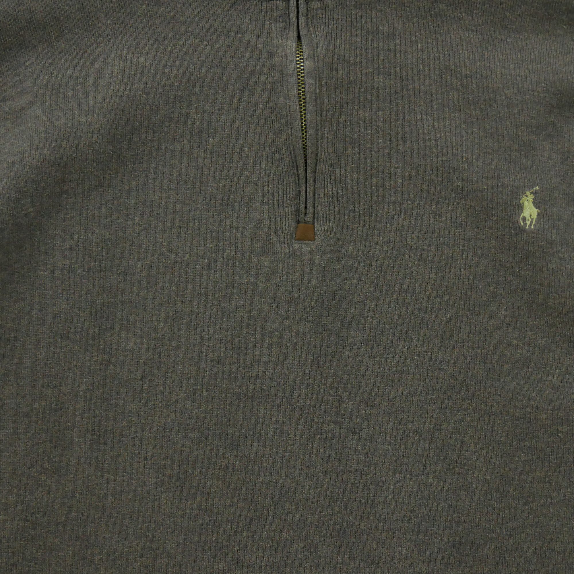 Pull Homme  demi-zippé Marron 4