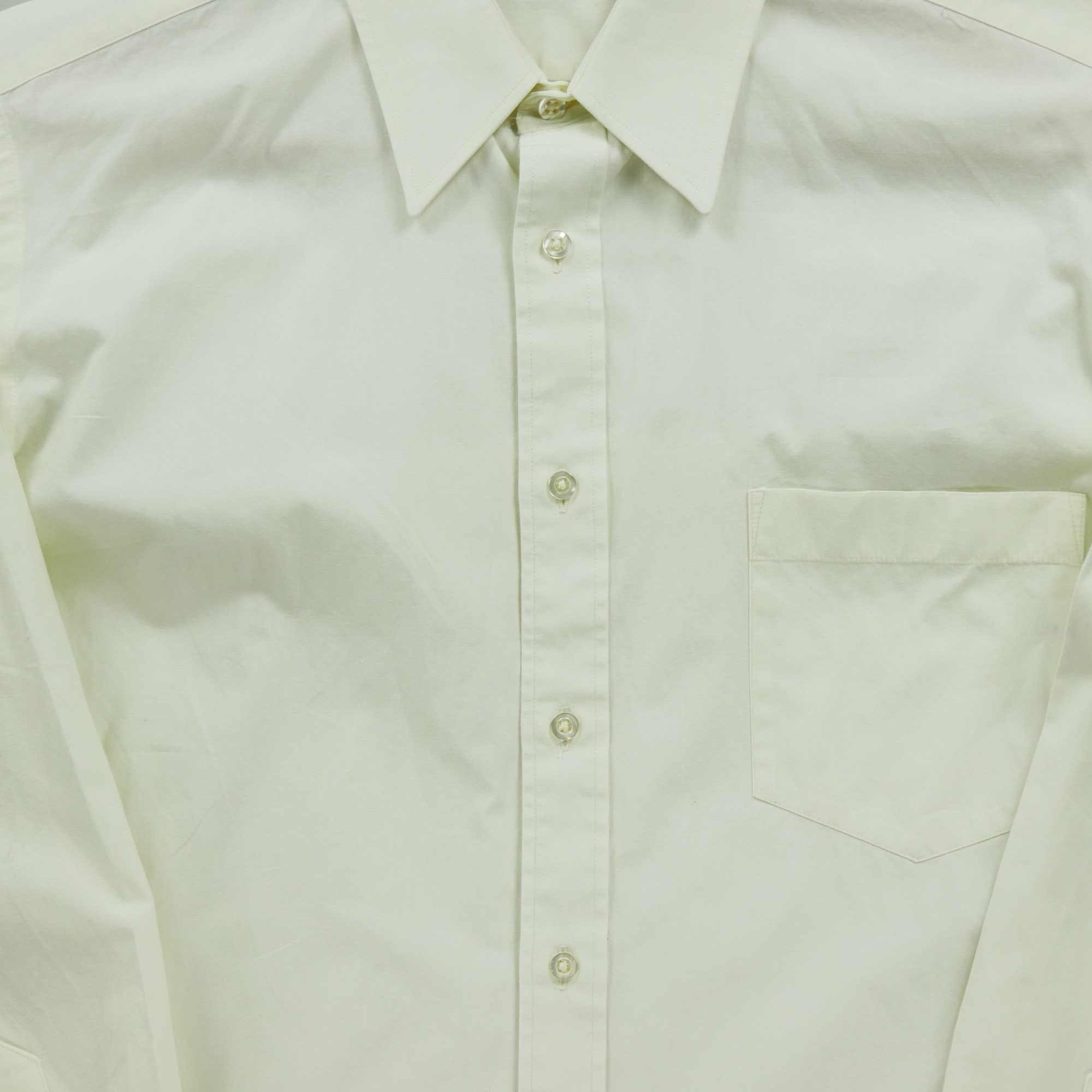 Chemise classique Homme uni Jaune 4