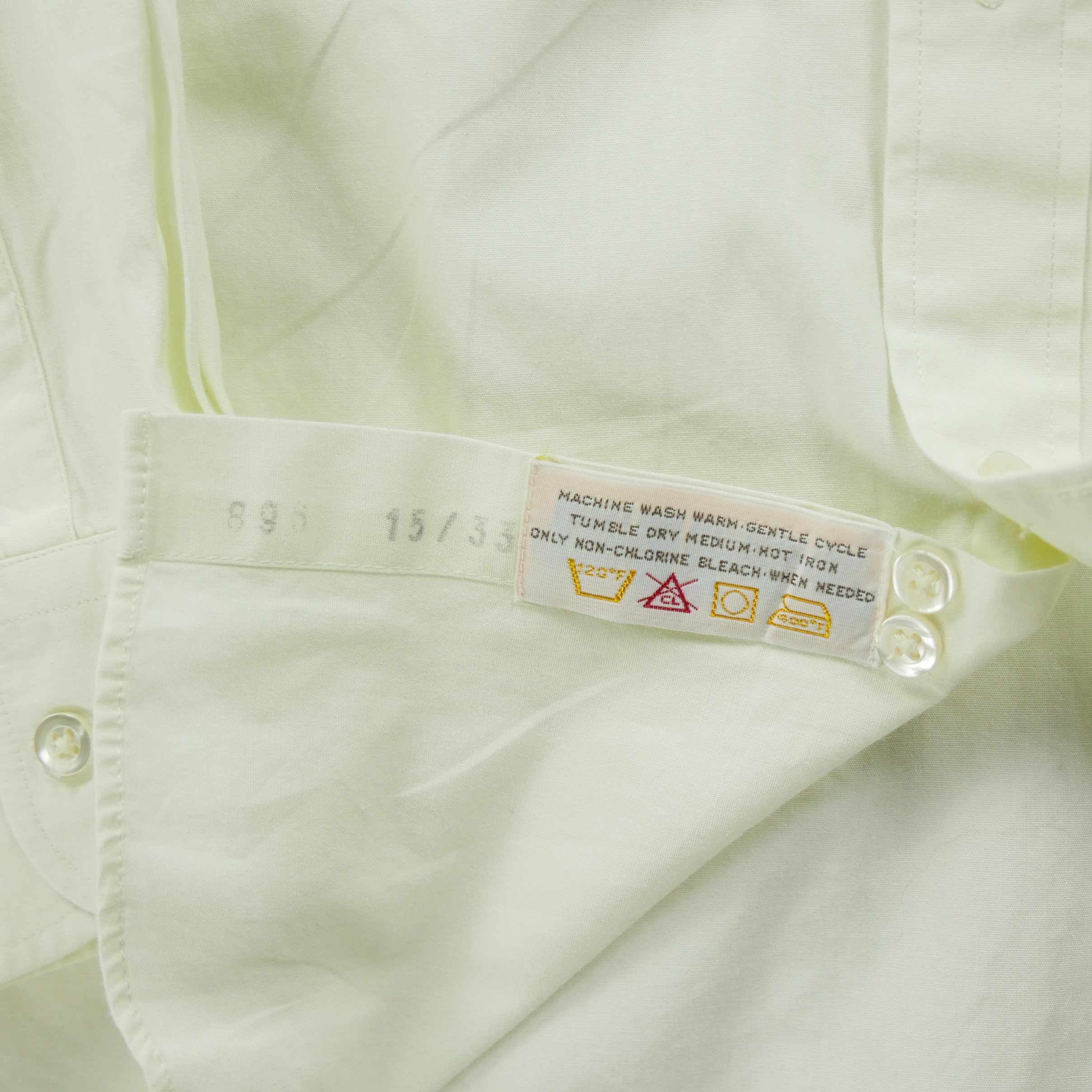 Chemise classique Homme uni Jaune 8