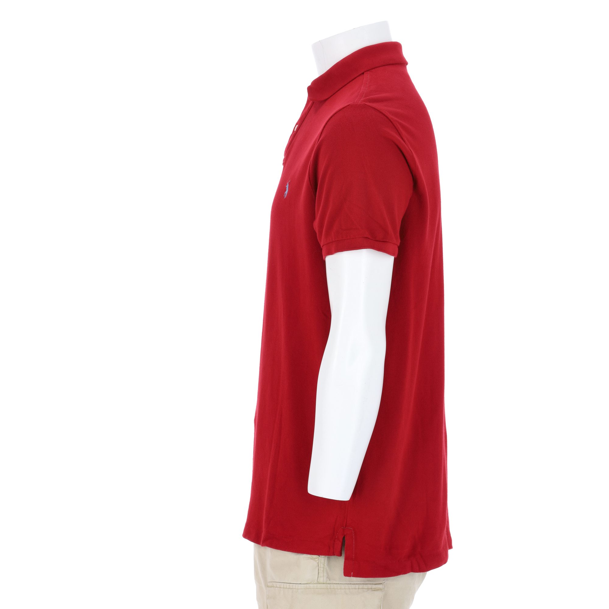Polo manches courtes Homme  Rouge 3