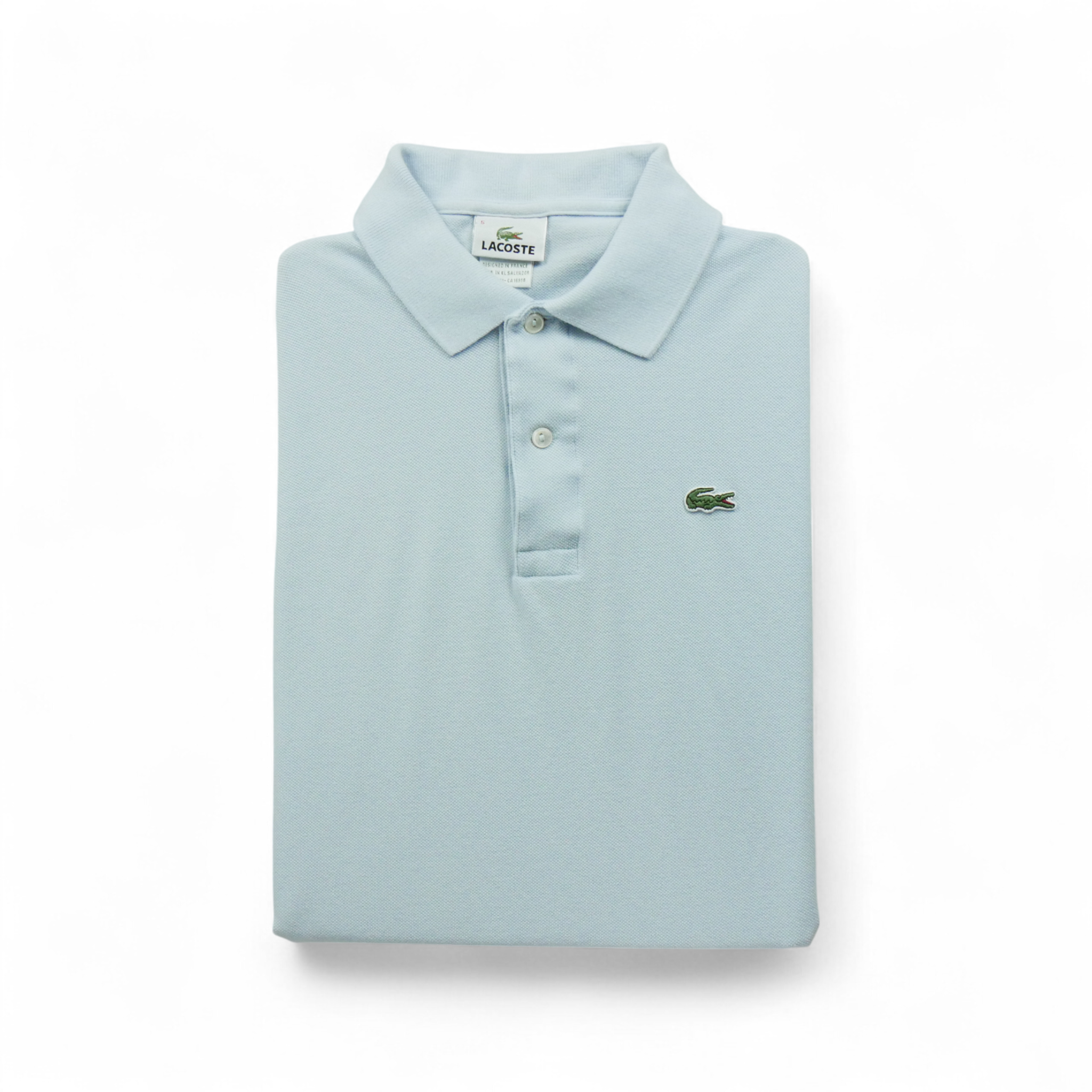 Polo manches courtes Homme Bleu clair - Bon état