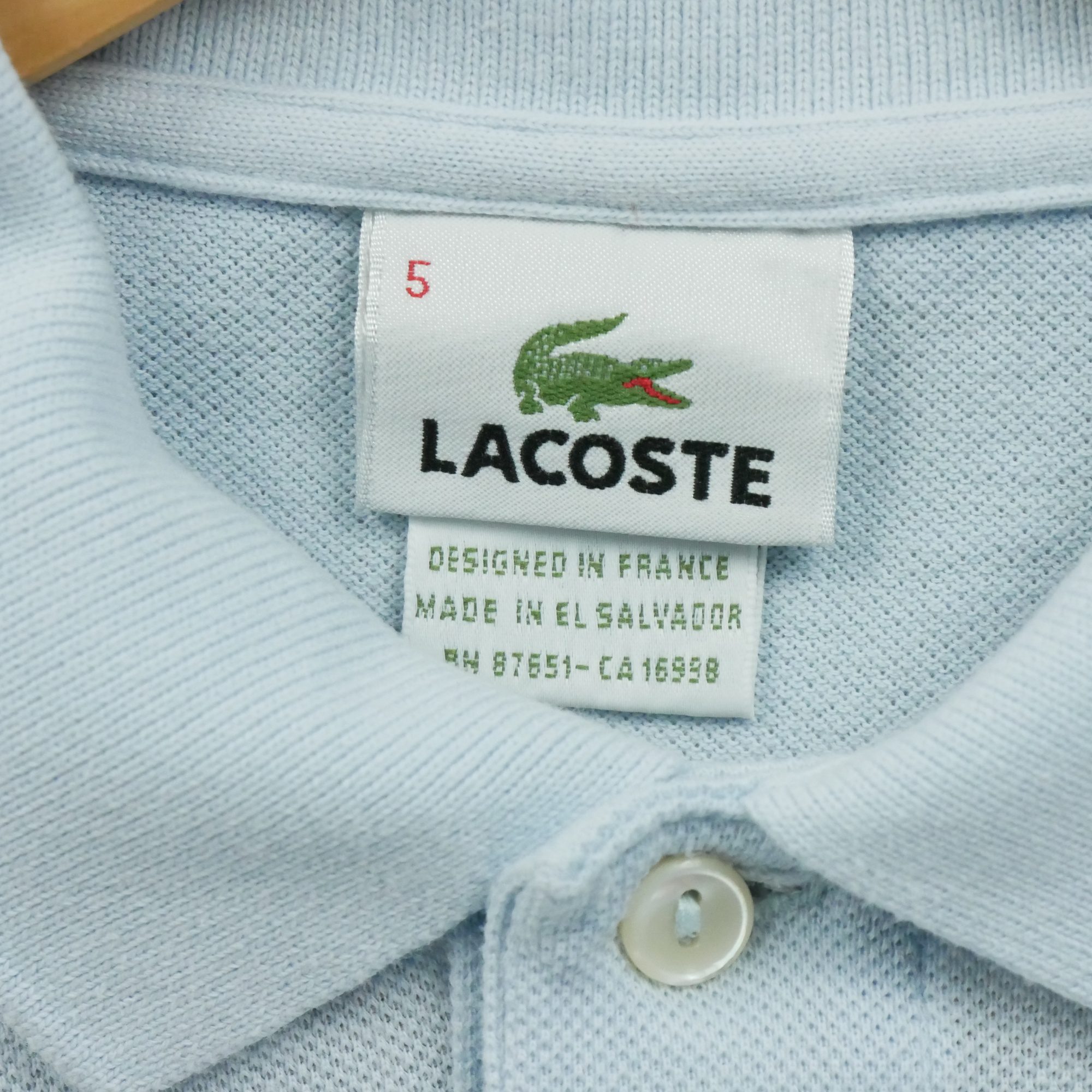 Polo manches courtes Homme  Bleu clair 6