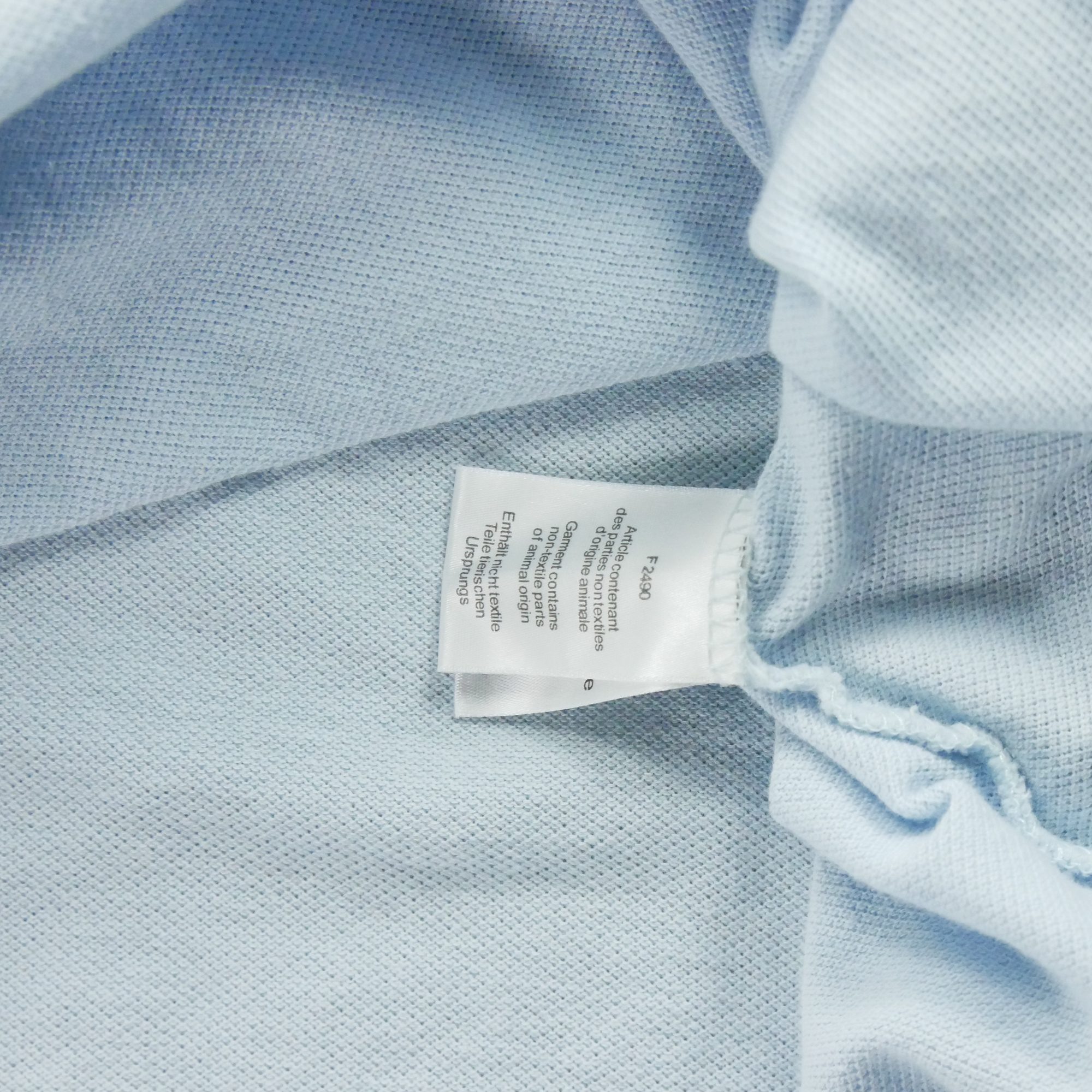 Polo manches courtes Homme  Bleu clair 7