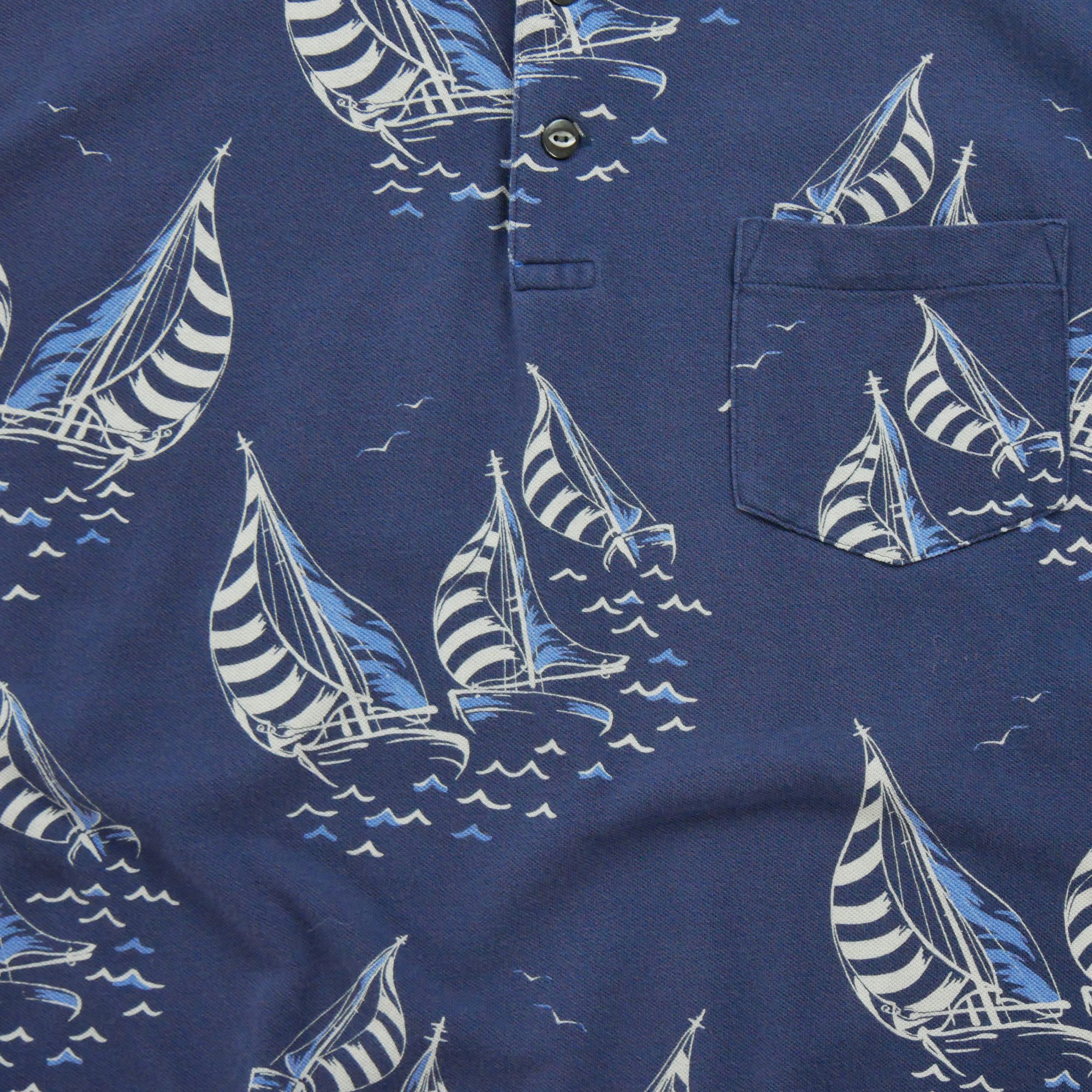 Polo manches courtes Homme  Marine 5