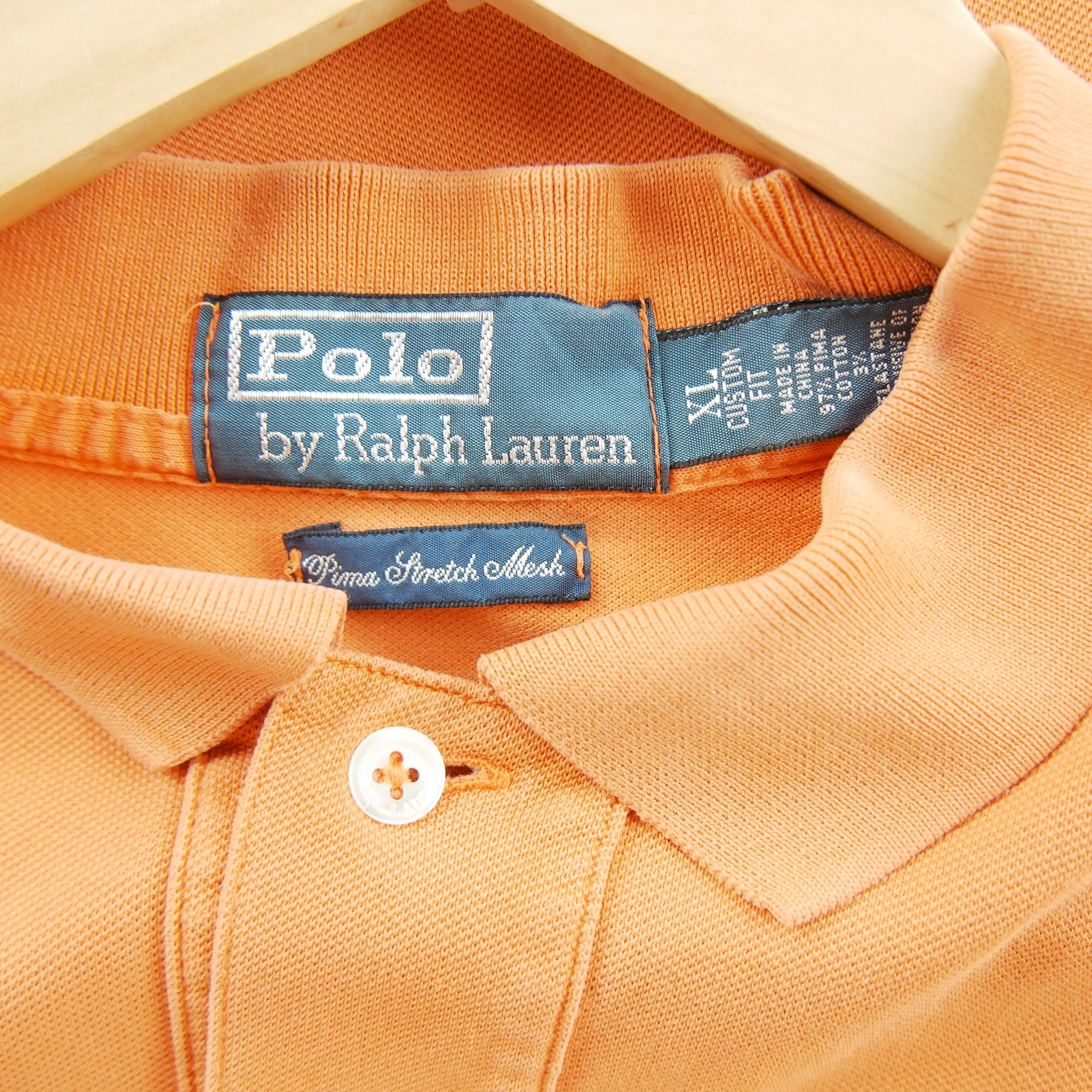 Polo manches courtes Homme  Orange 8