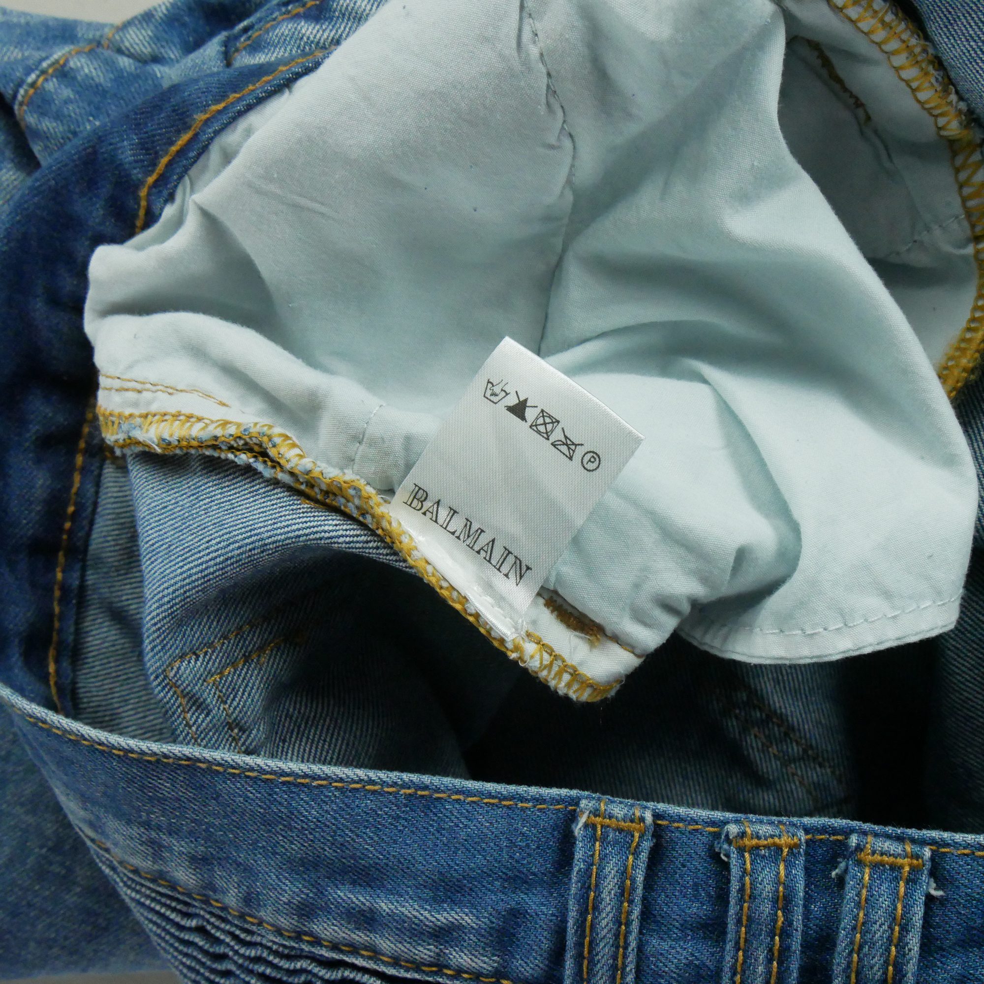 Jean Homme Biker Slim Bleu 9