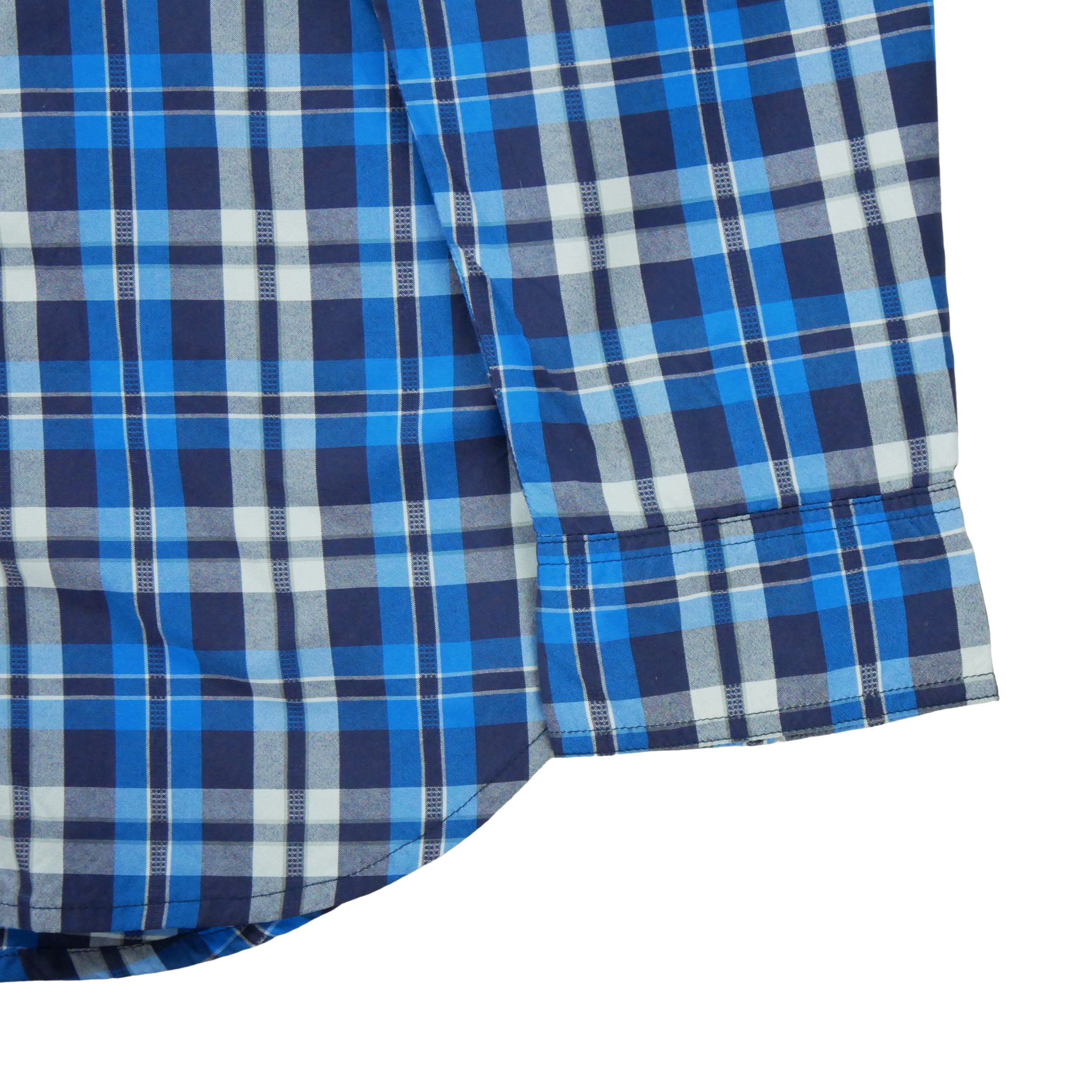 Chemise détente Homme à carreaux Bleu 4