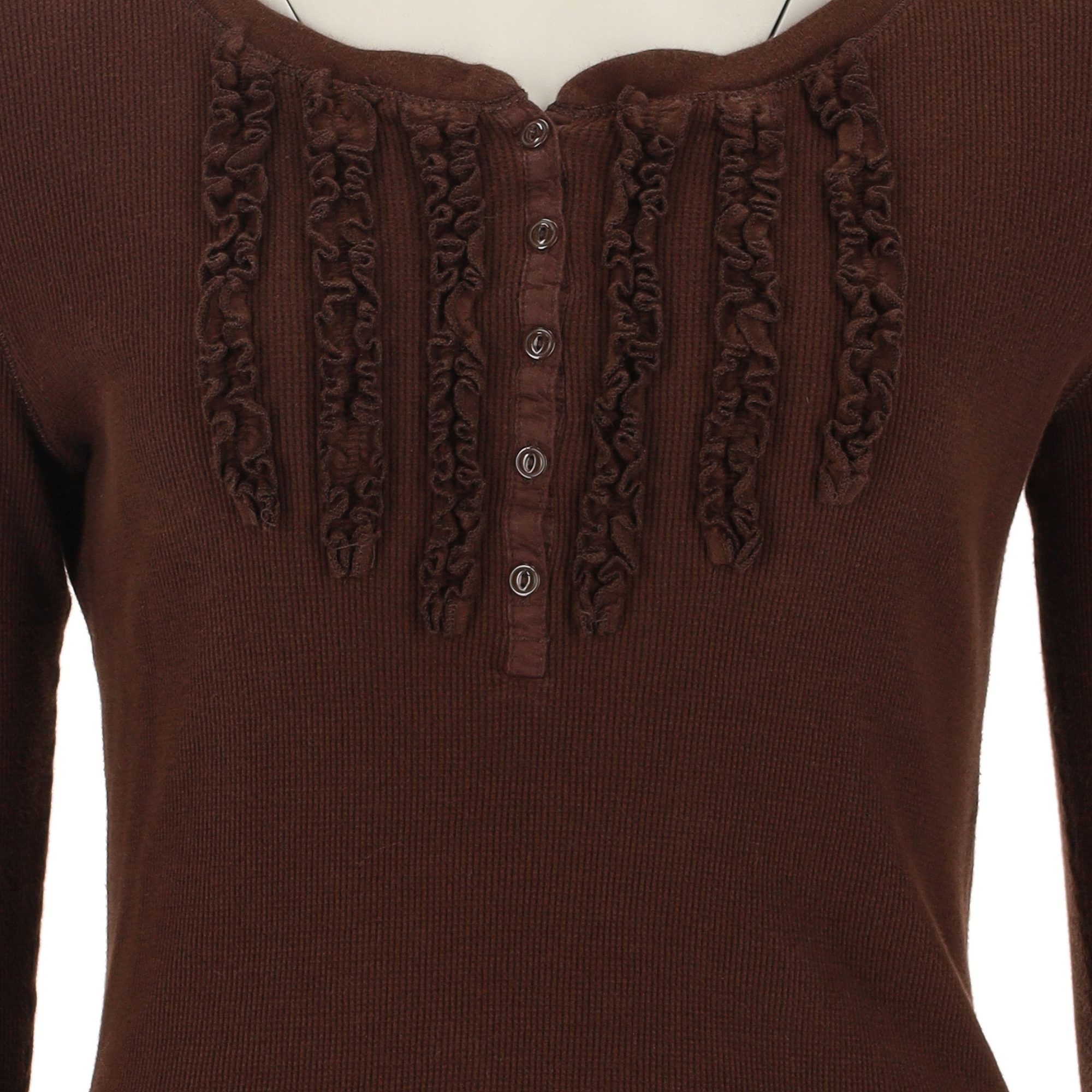 T-shirt manches longues Femme  Marron 6