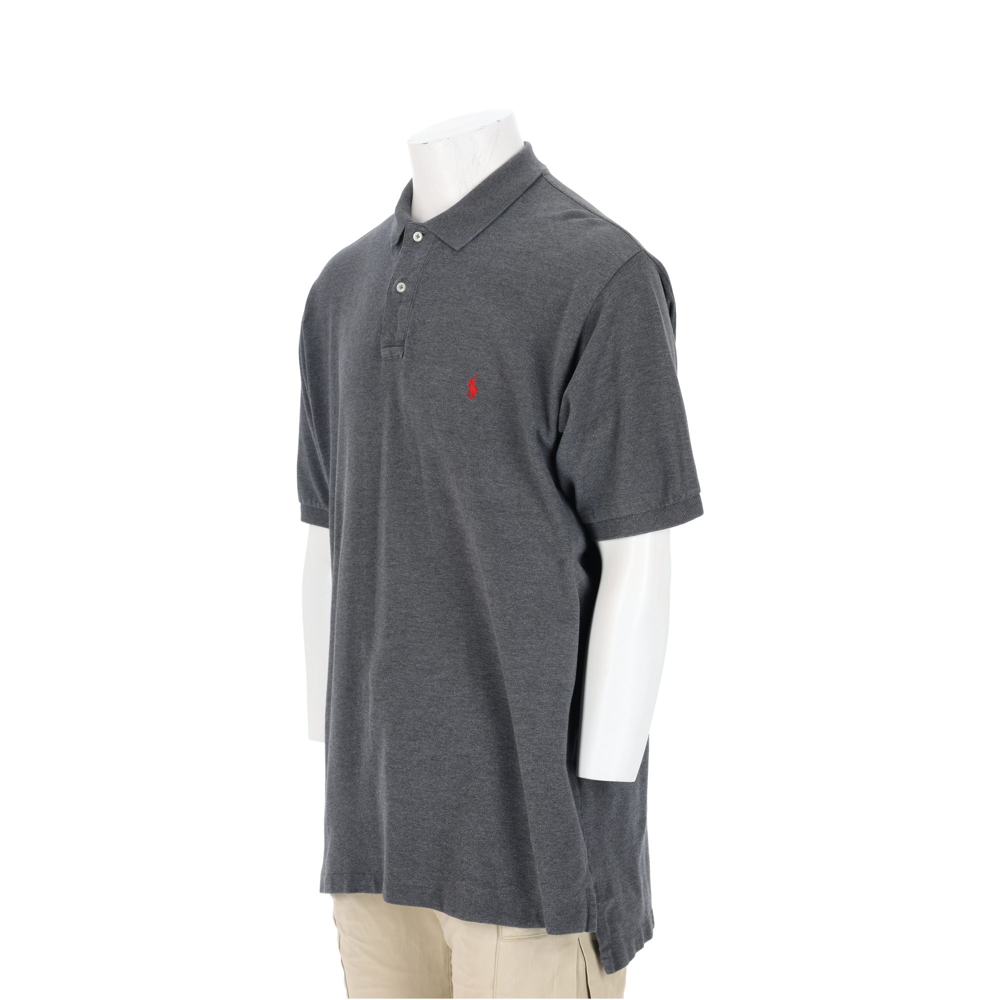 Polo manches courtes Homme  Gris 4