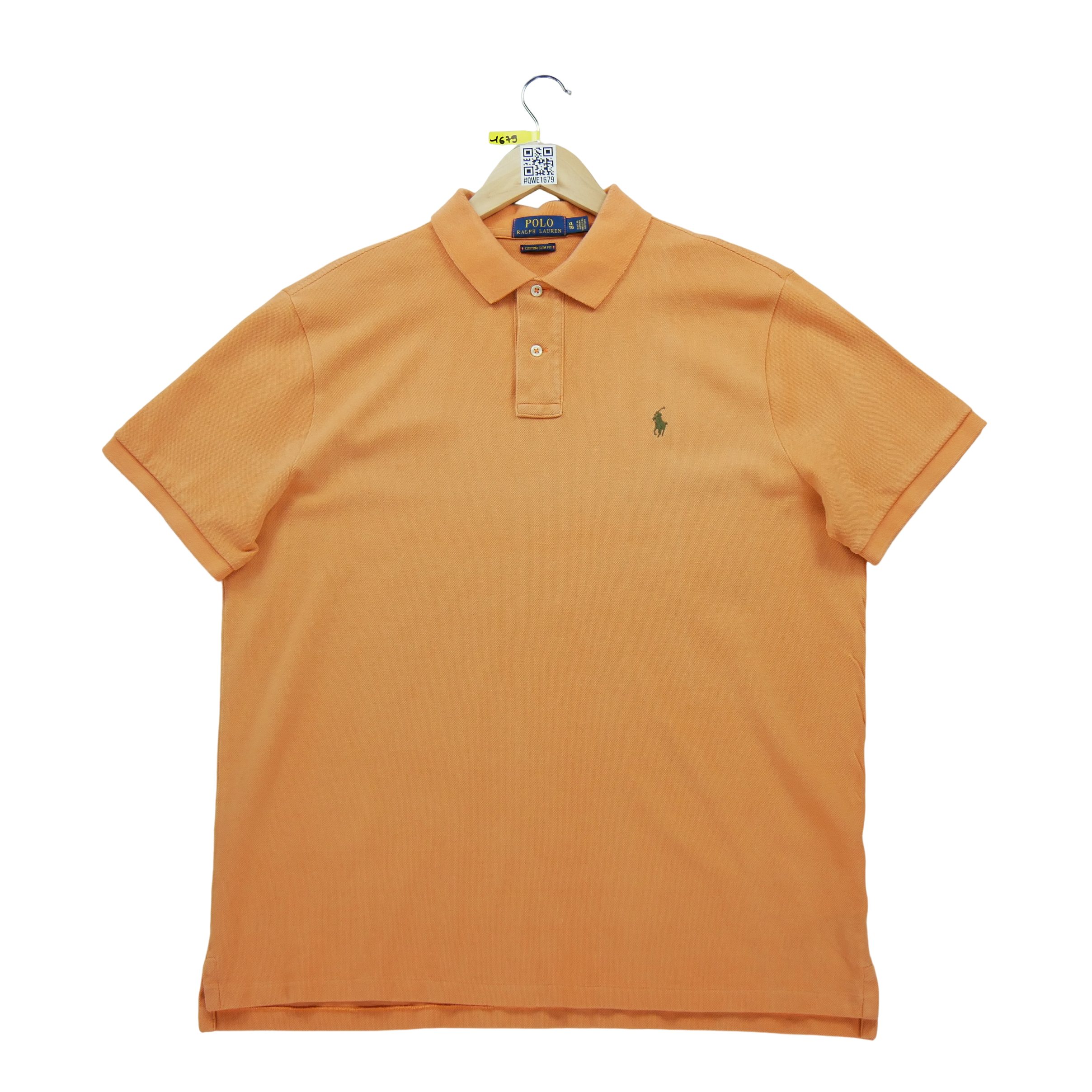 Polo manches courtes Homme Orange - Bon état