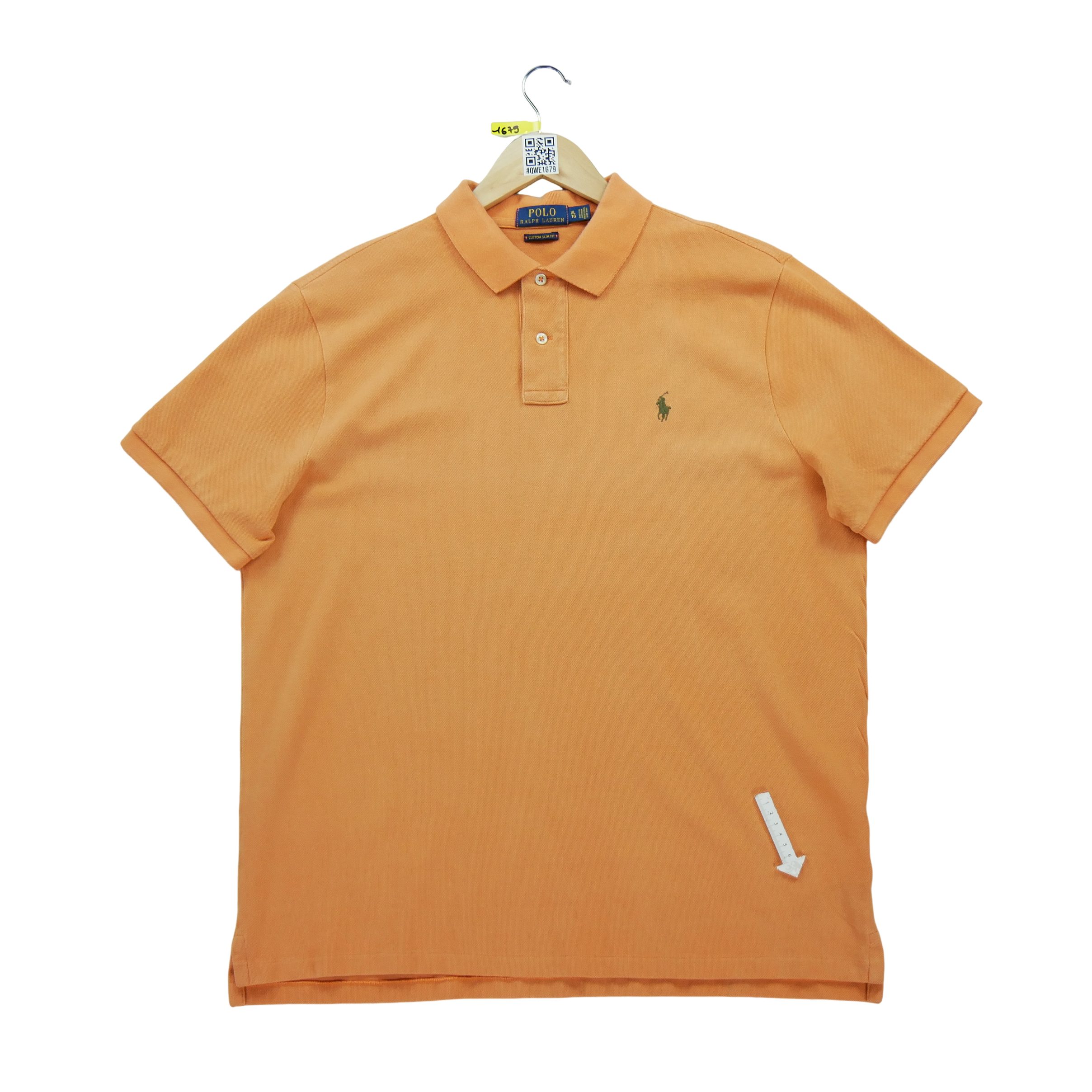 Polo manches courtes Homme  Orange 5