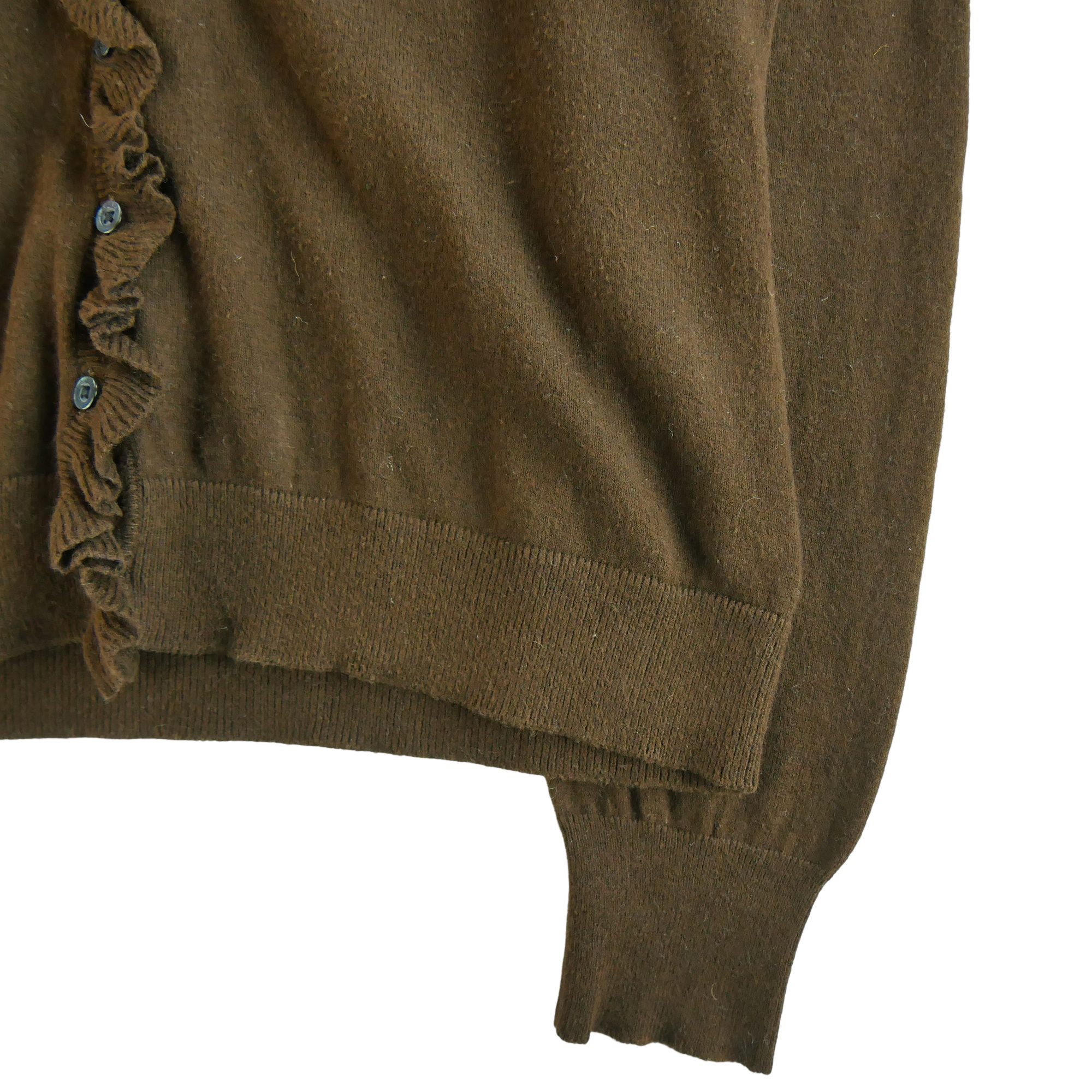 Gilets Femme  en cachemire Marron 4