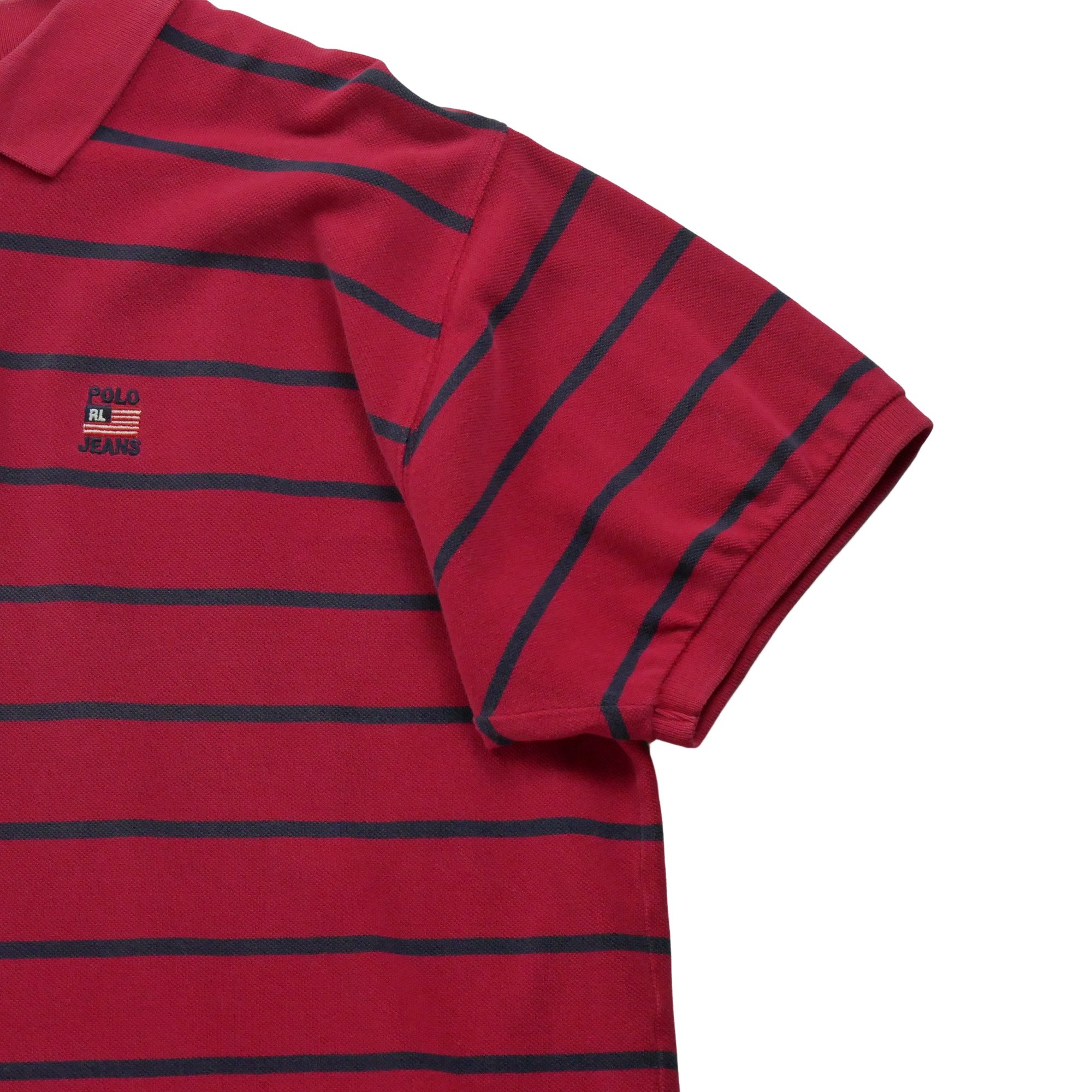 Polo manches courtes Homme  Rouge 4