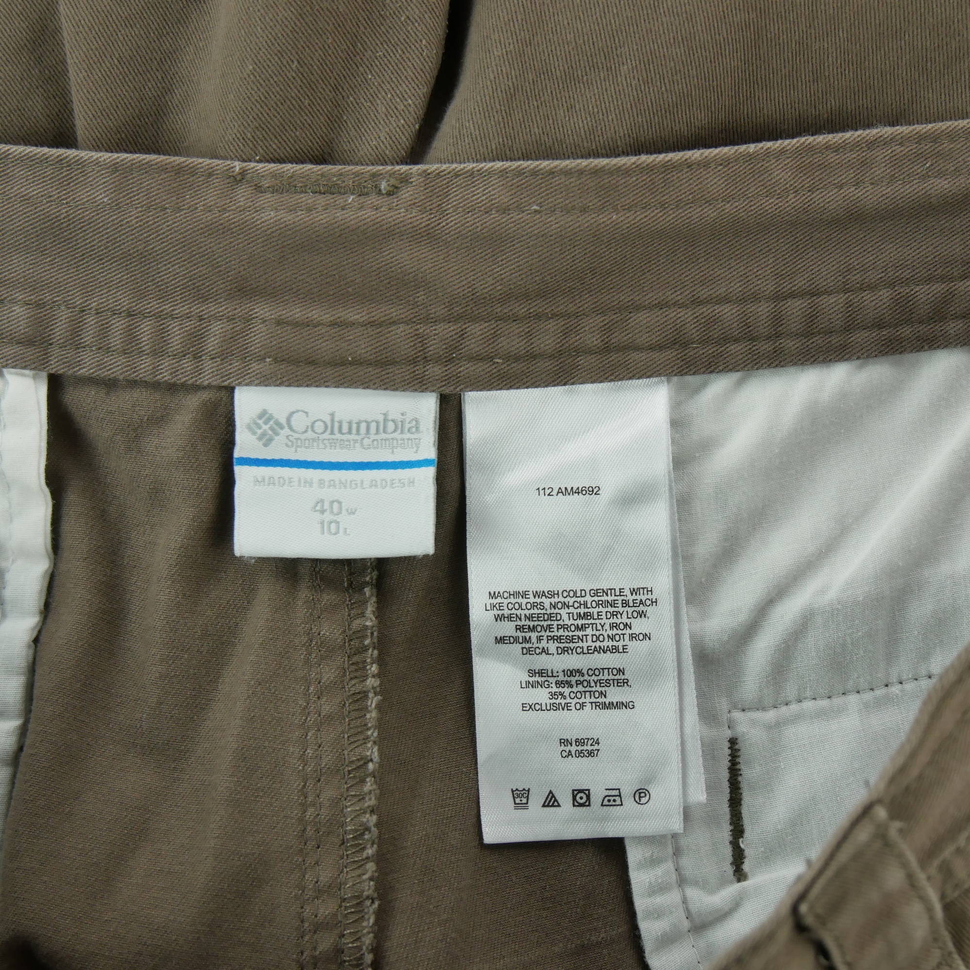 Short Homme  Cargo Marron 4