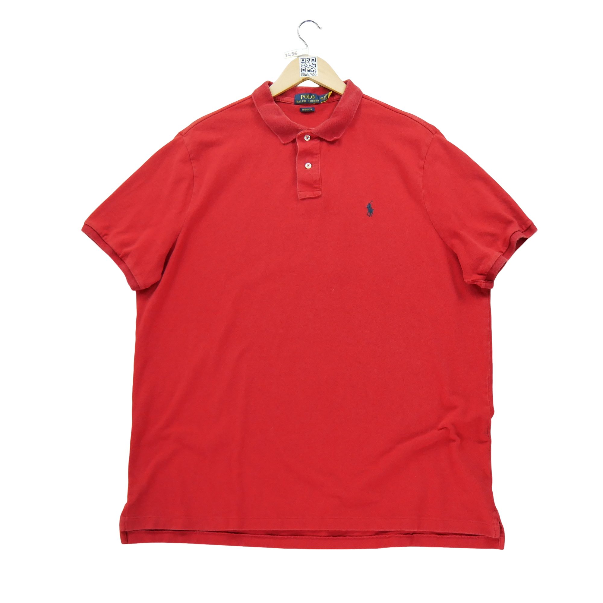 Polo manches courtes Homme  Rouge 2