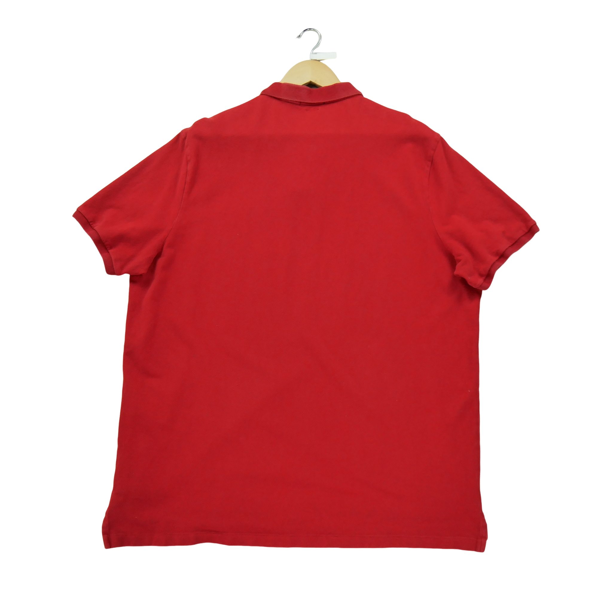 Polo manches courtes Homme  Rouge 3