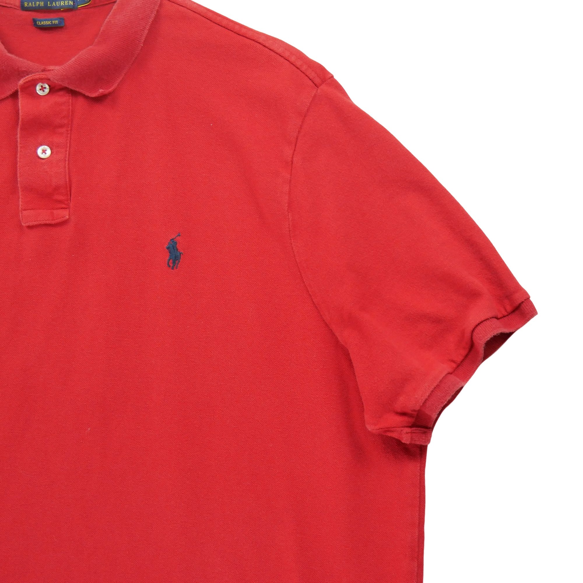 Polo manches courtes Homme  Rouge 4