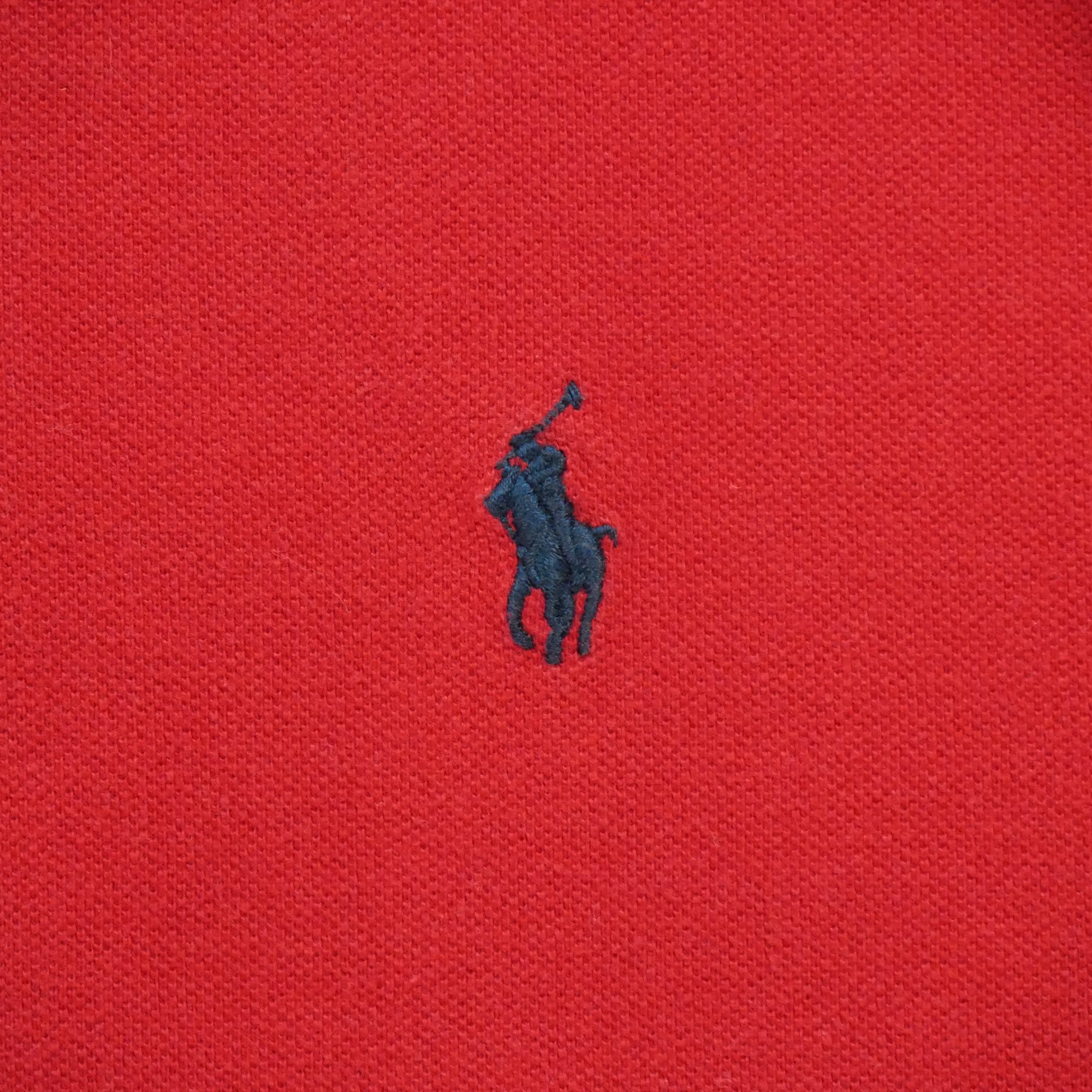 Polo manches courtes Homme  Rouge 5