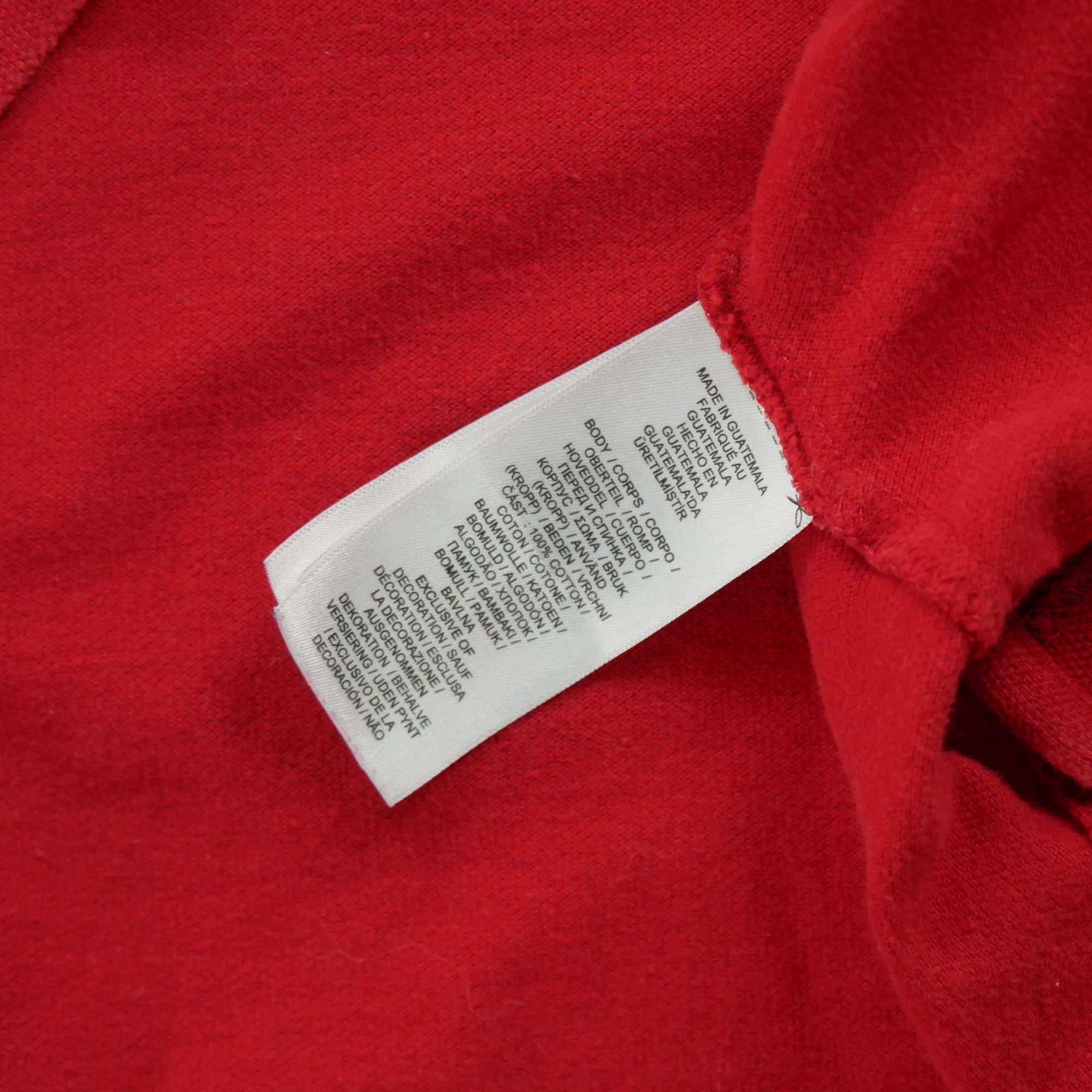 Polo manches courtes Homme  Rouge 7