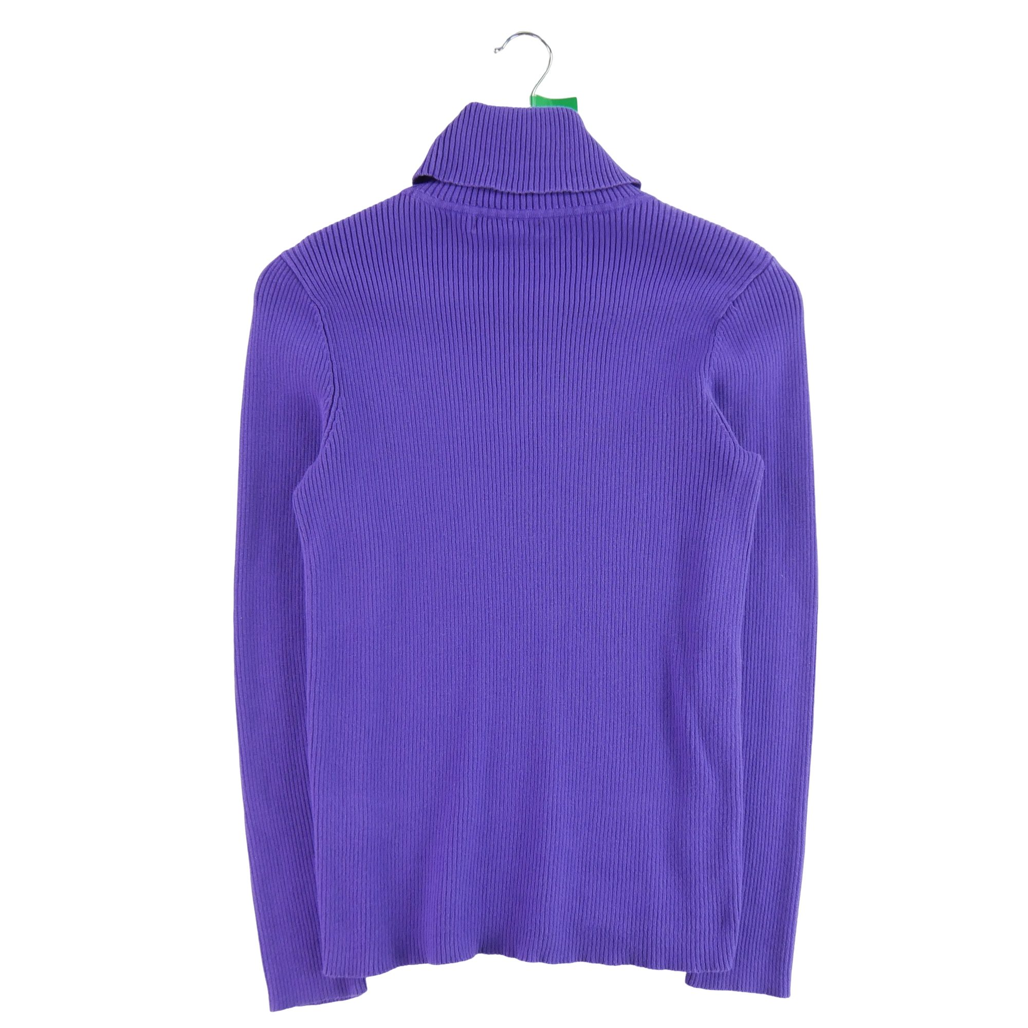 Pull Femme  col roulé Violet 2