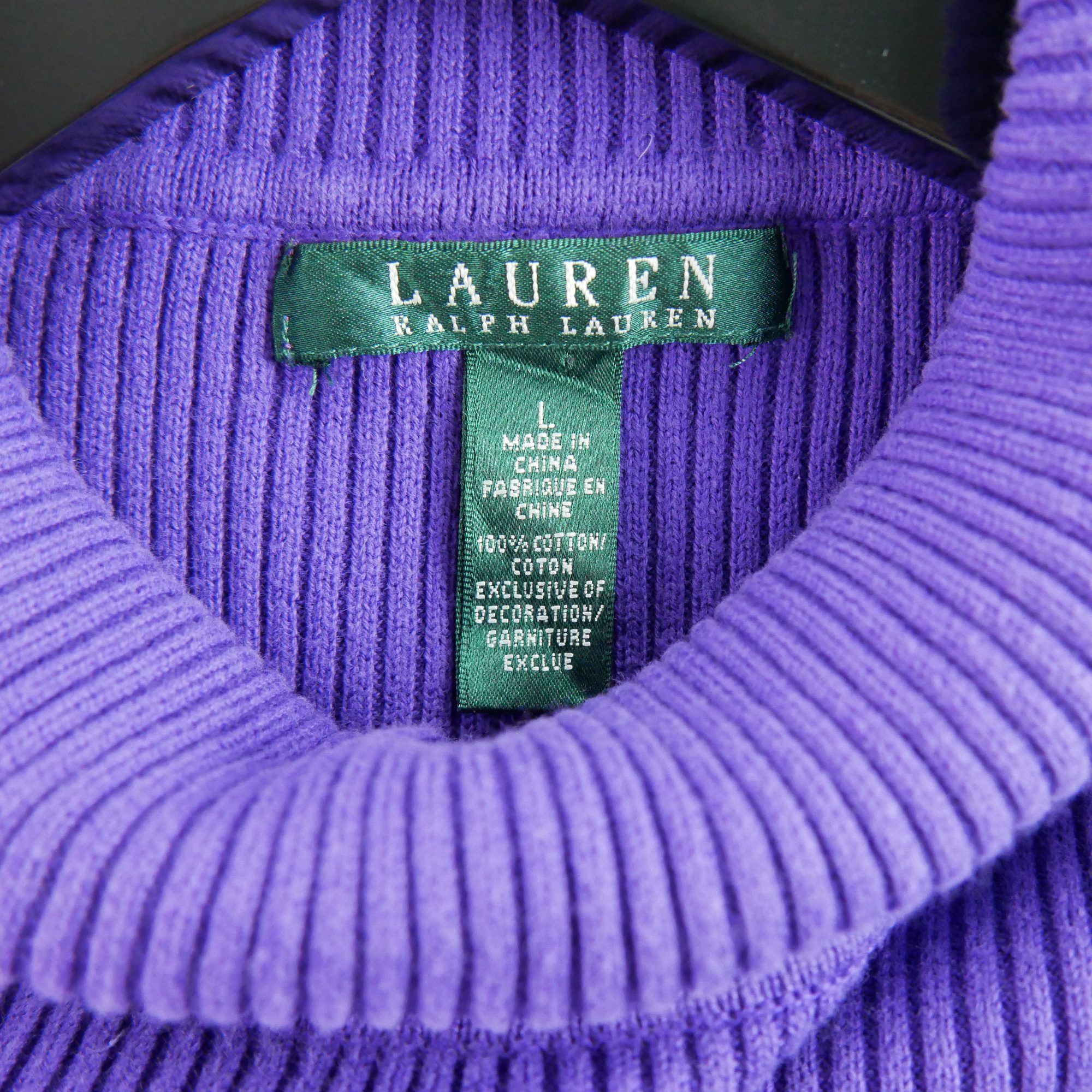 Pull Femme  col roulé Violet 5