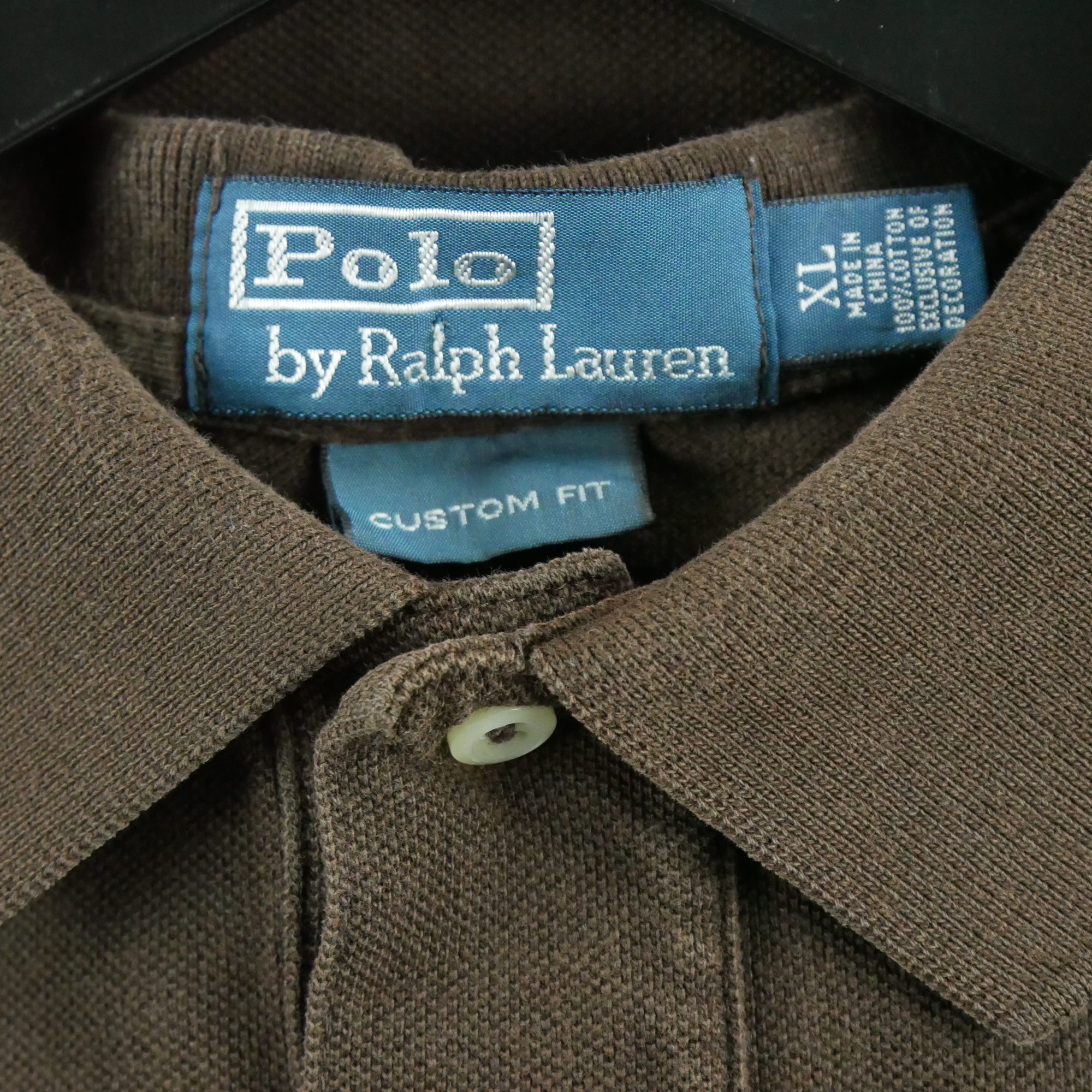 Polo manches courtes Homme  Marron 5