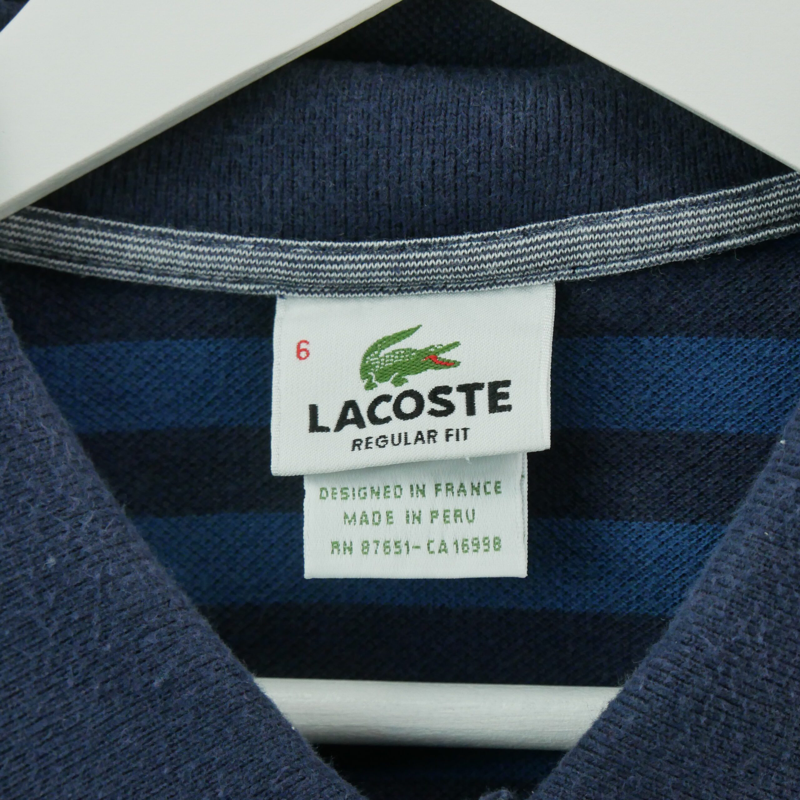 Polo manches courtes Homme  Marine 8
