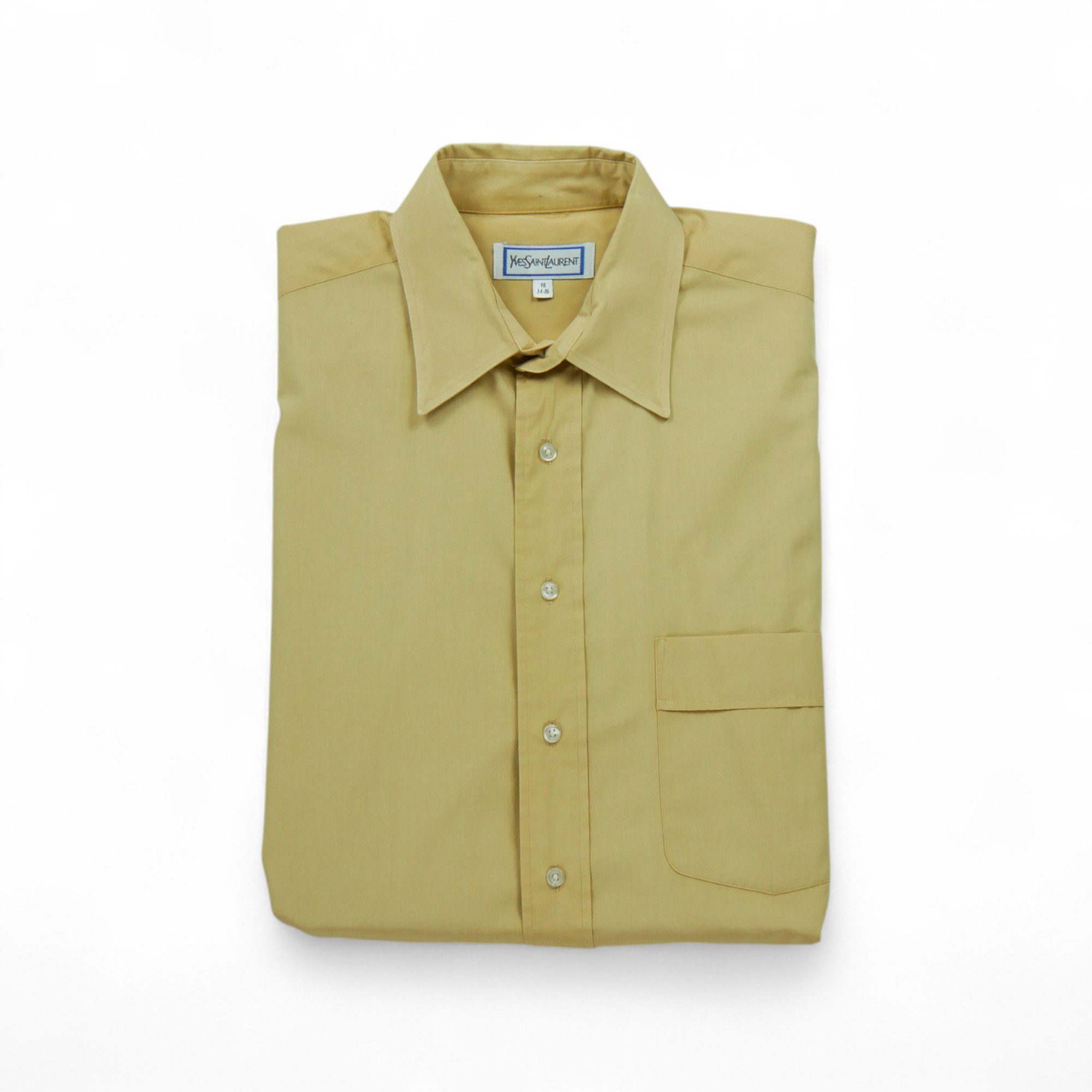 Chemise classiques Homme uni Jaune - Bon état