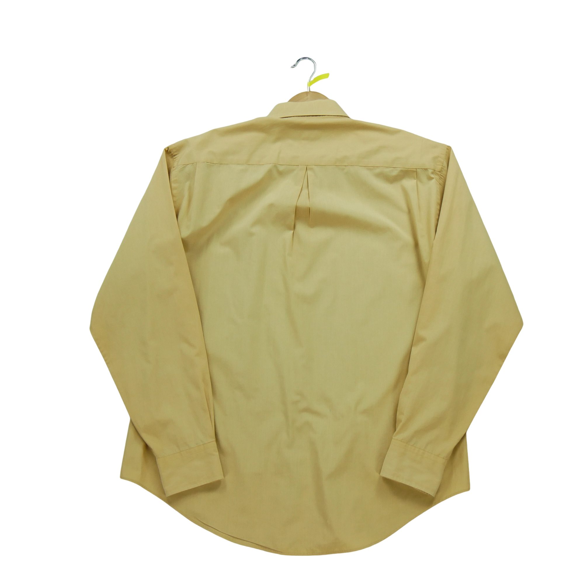 Chemise classiques Homme uni Jaune 3