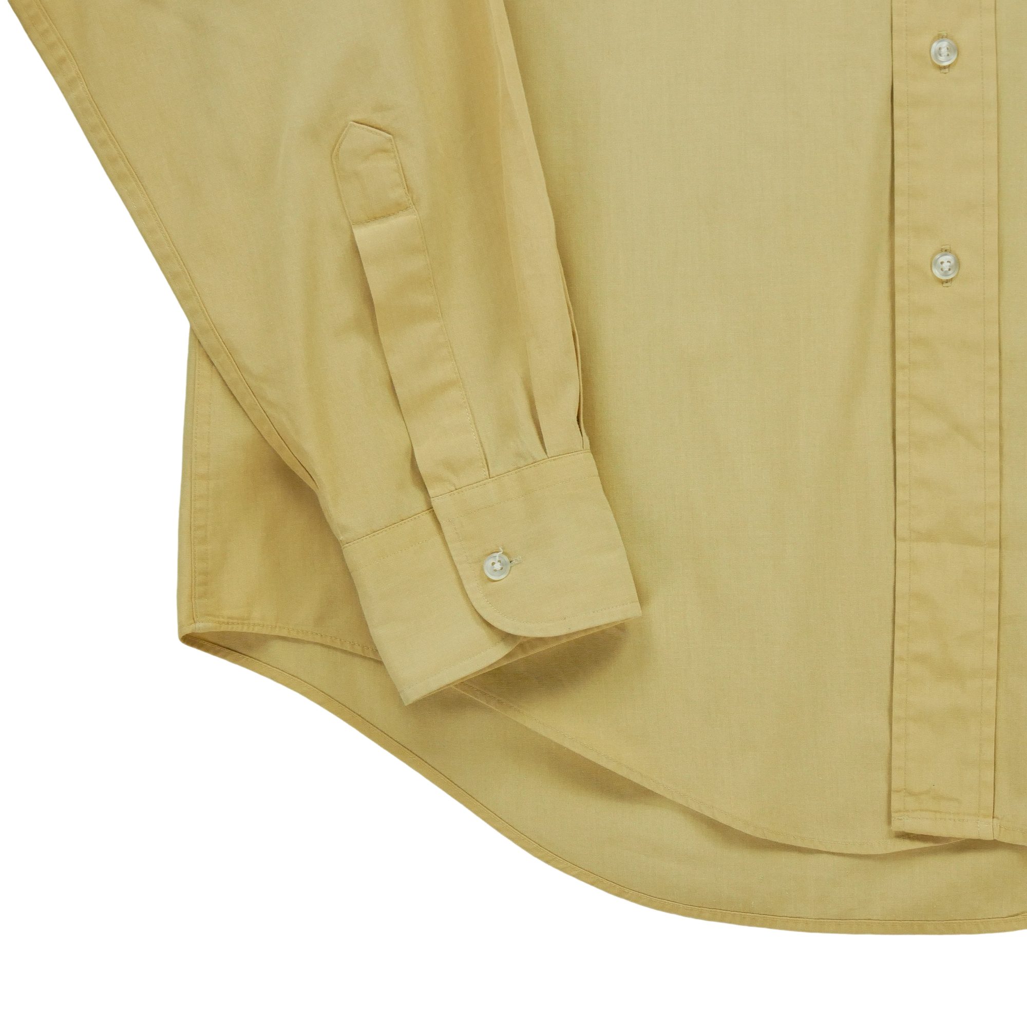 Chemise classiques Homme uni Jaune 5