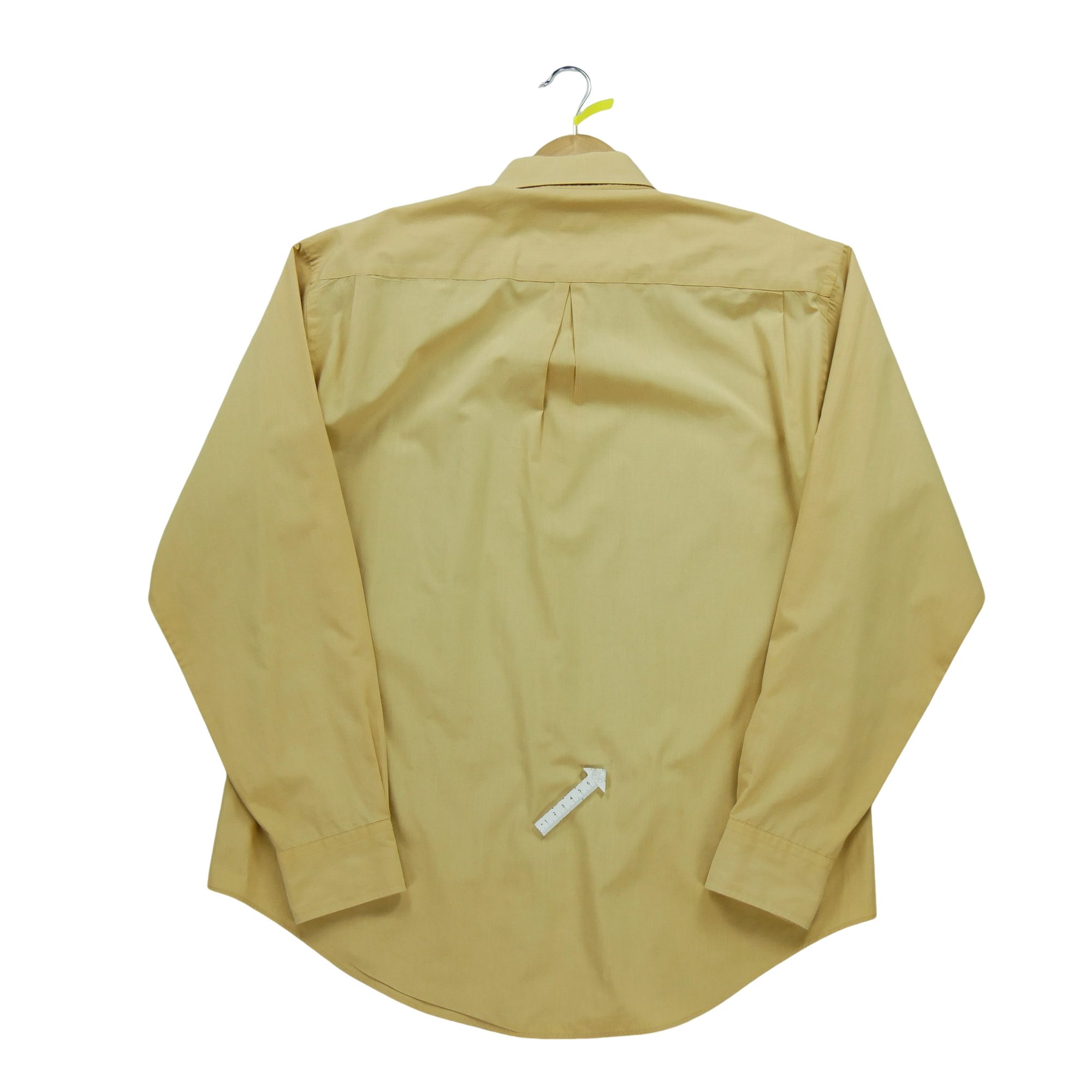 Chemise classiques Homme uni Jaune 6