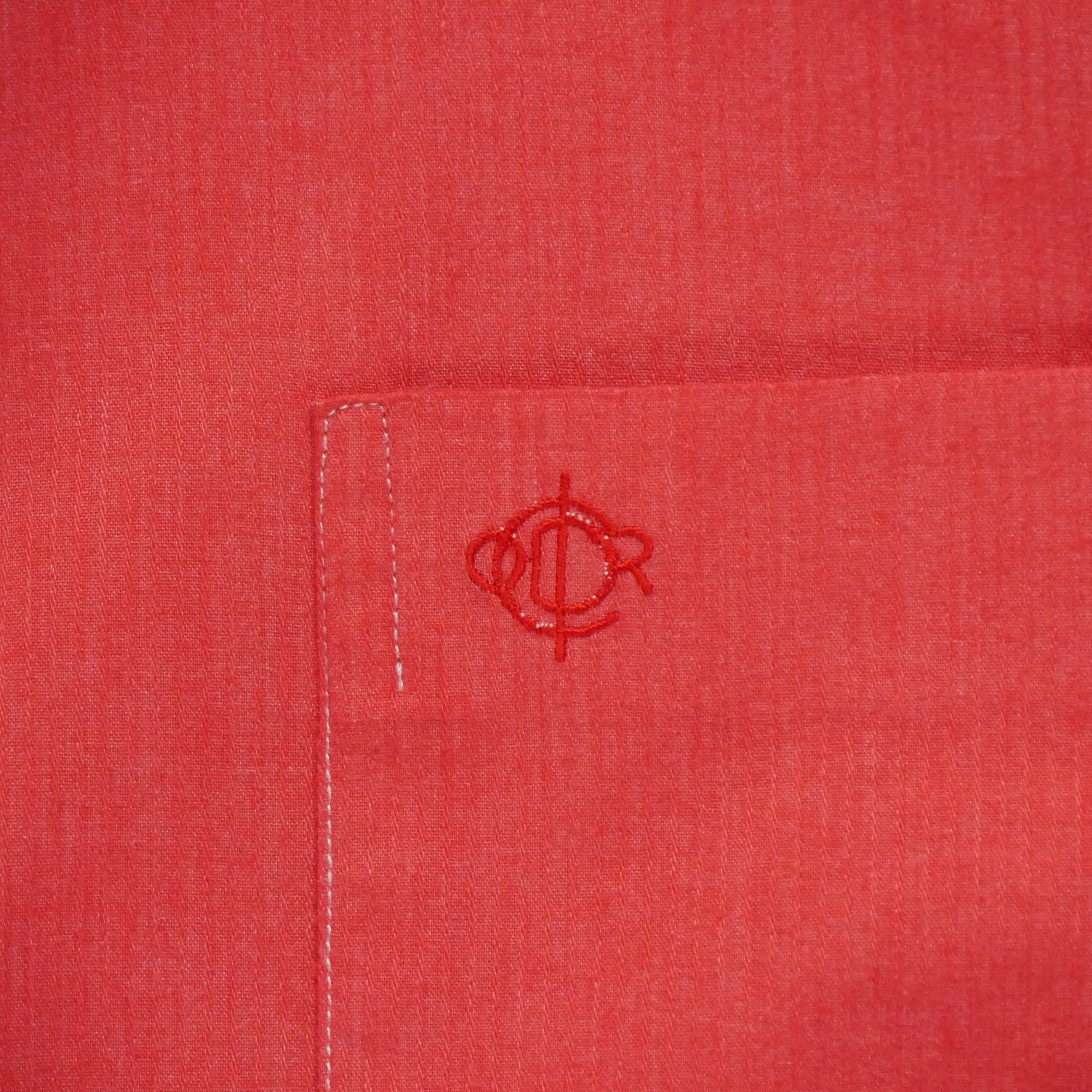 Chemise classique Homme uni Corail 5