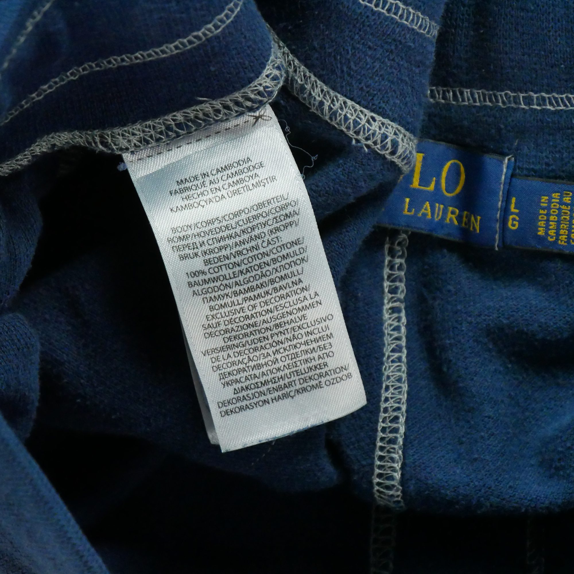 Short Homme  Big Pony Bleu 8
