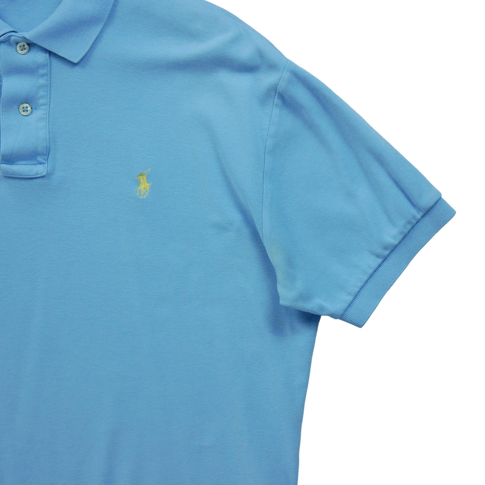 Polo manches courtes Homme  Bleu clair 4