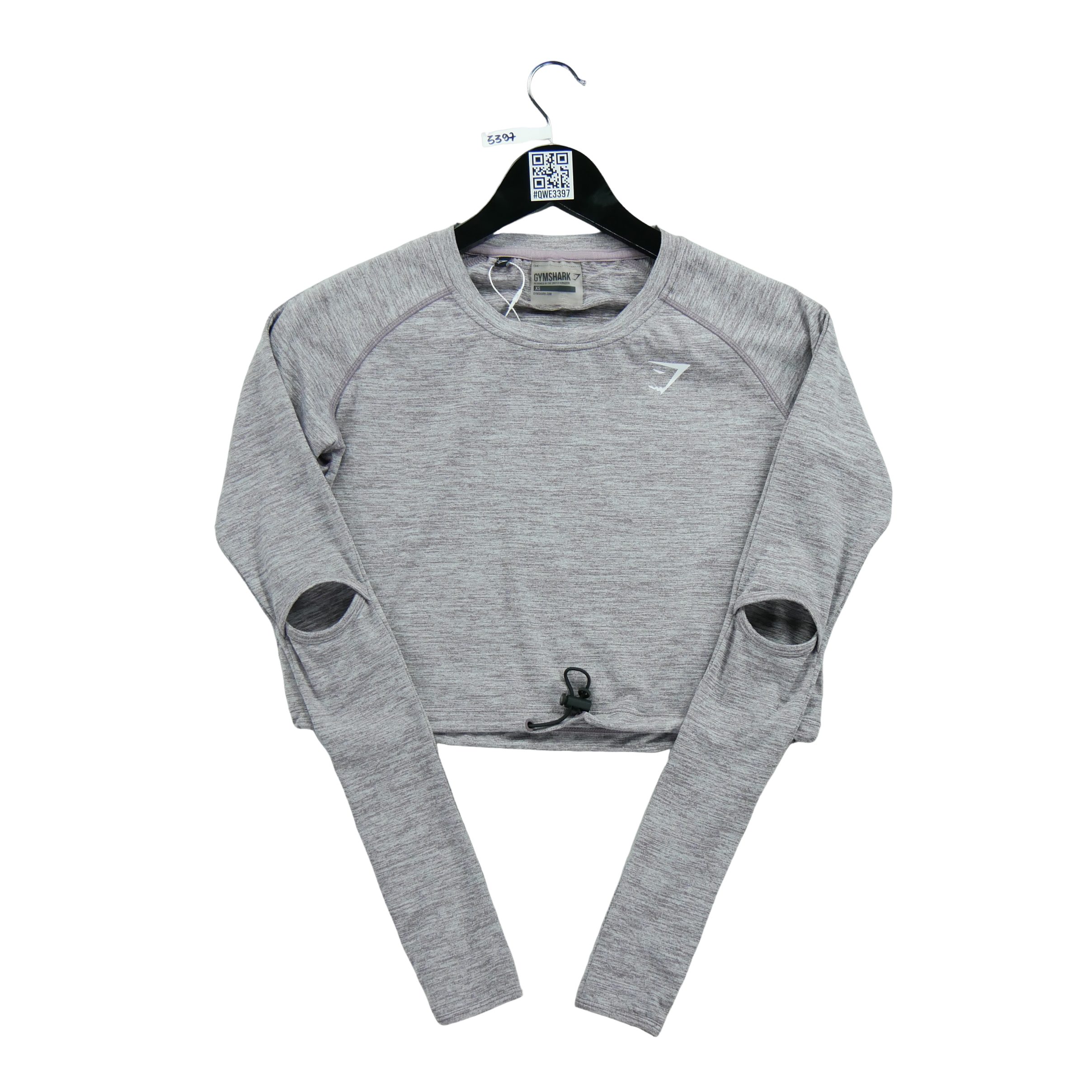 T-shirt Femme  Drawcord Crop Top Gym 1