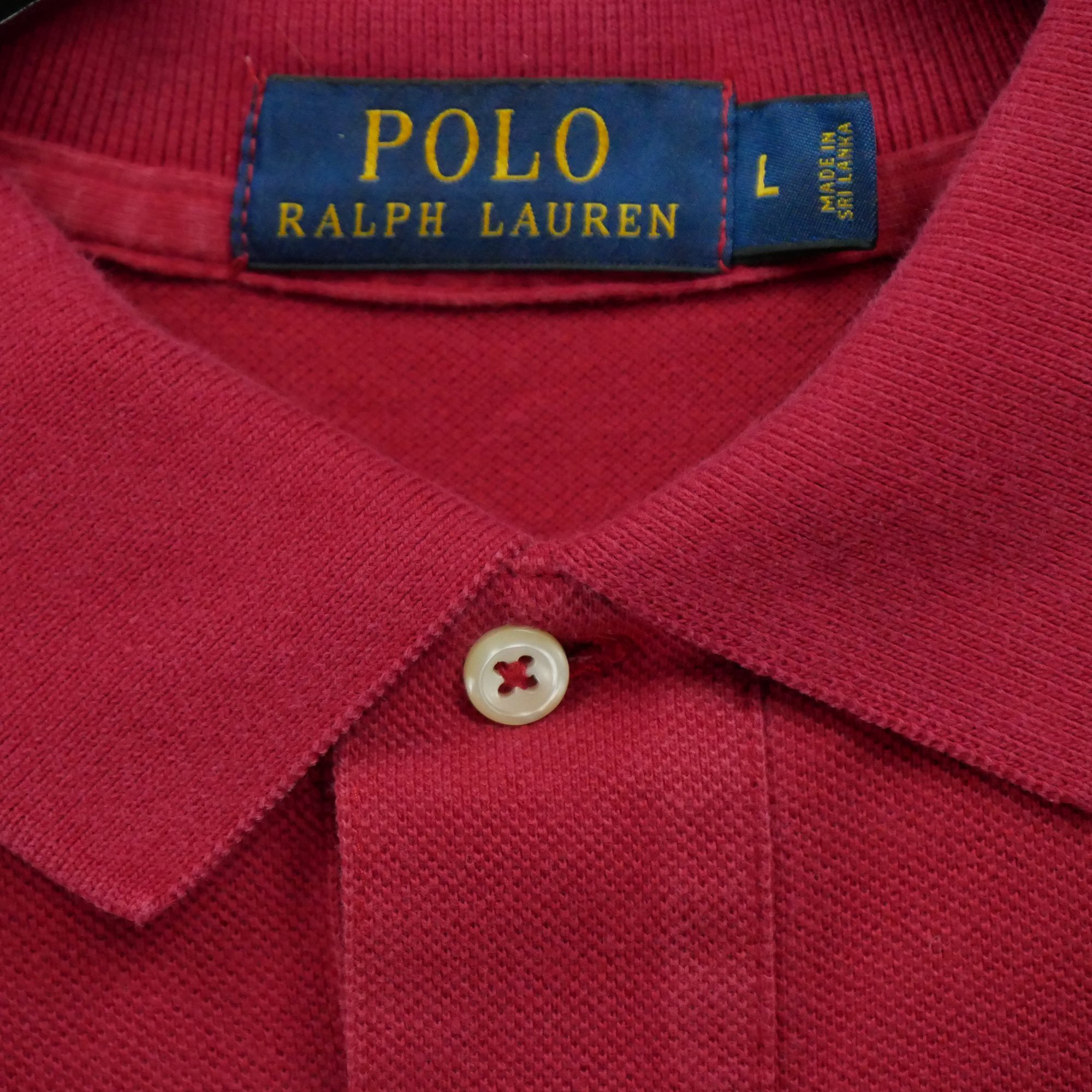 Polo manches courtes Homme  Rouge 7