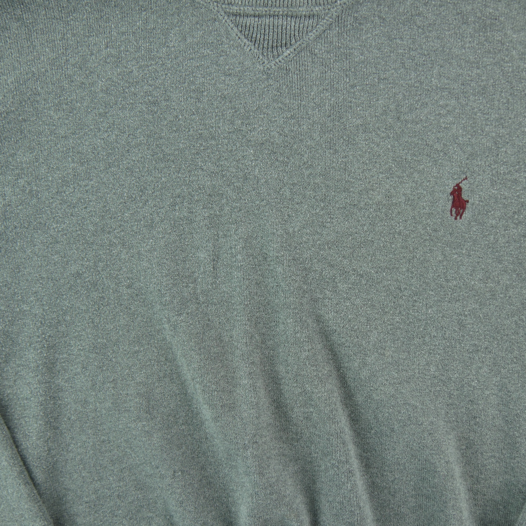 Pull Homme  Col V Gris 3