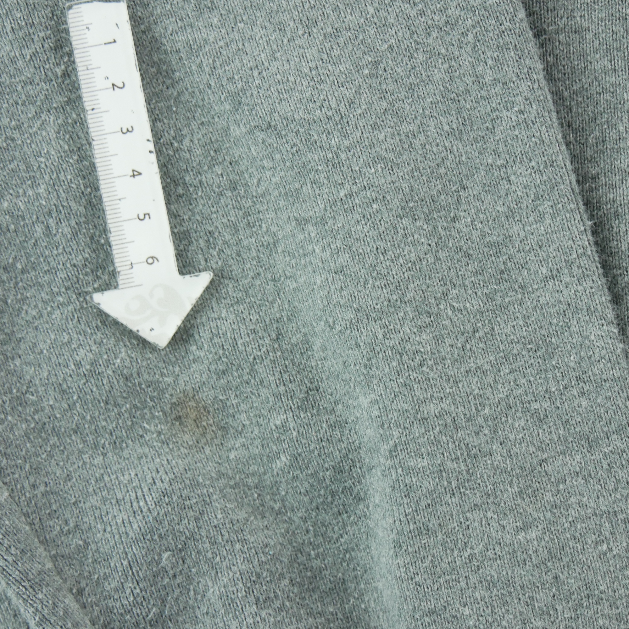 Pull Homme  Col V Gris 6